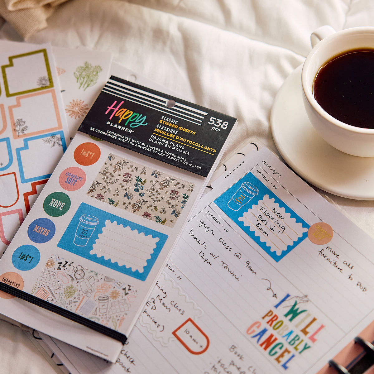 Happy Planner - Sticker Book - Pajama Plans