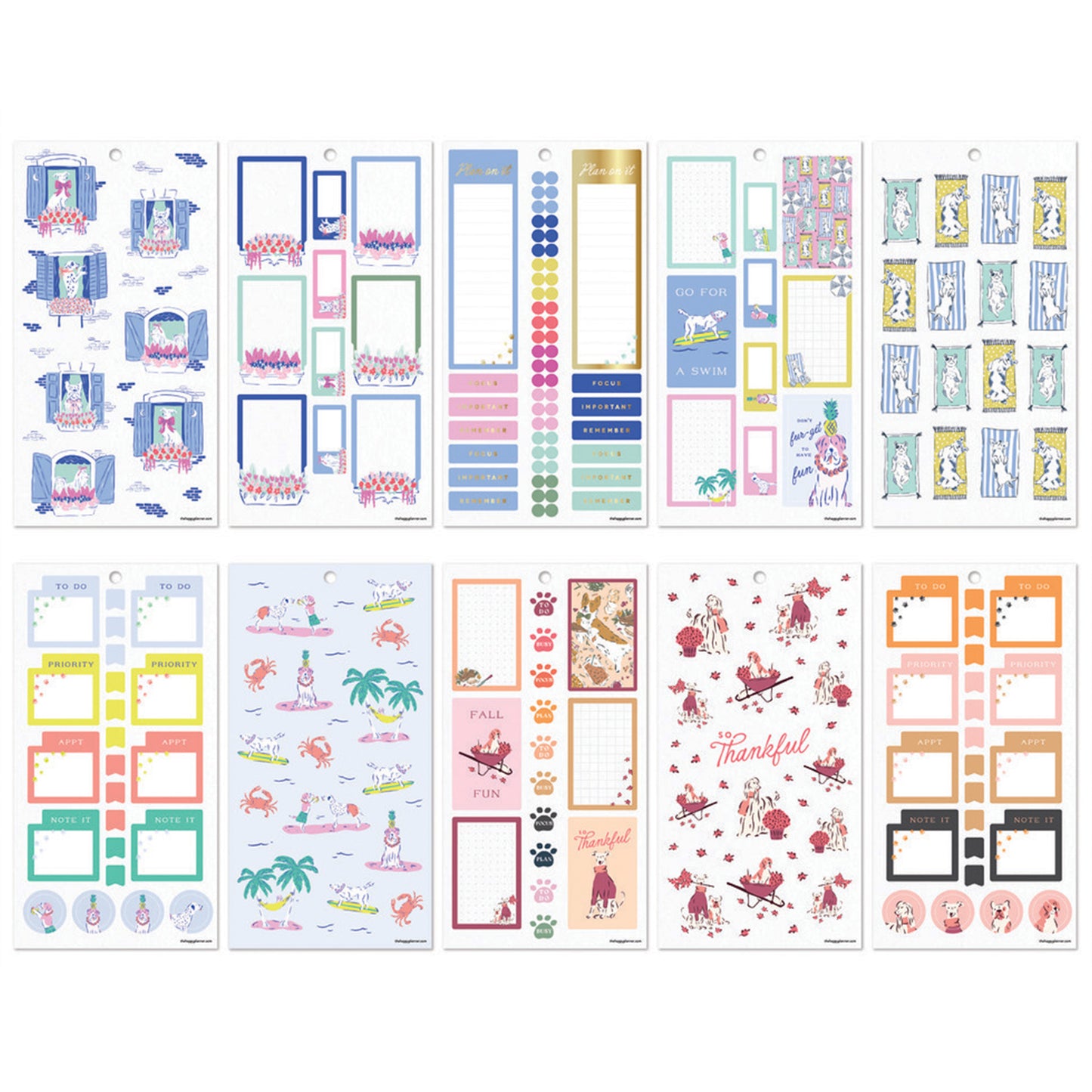 Happy Planner - Sticker Book - Paws-itive Year Classic