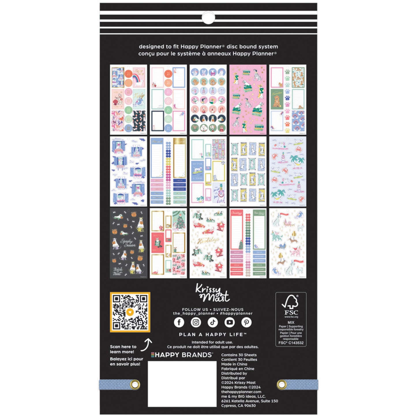 Happy Planner - Sticker Book - Paws-itive Year Classic