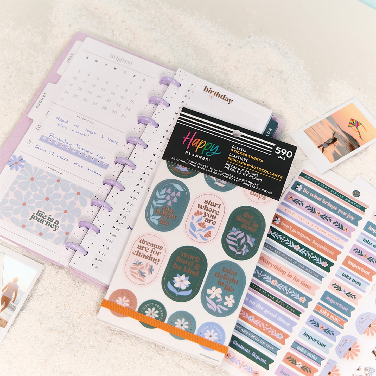 Happy Planner - Sticker Book - Petals & Plans Classic