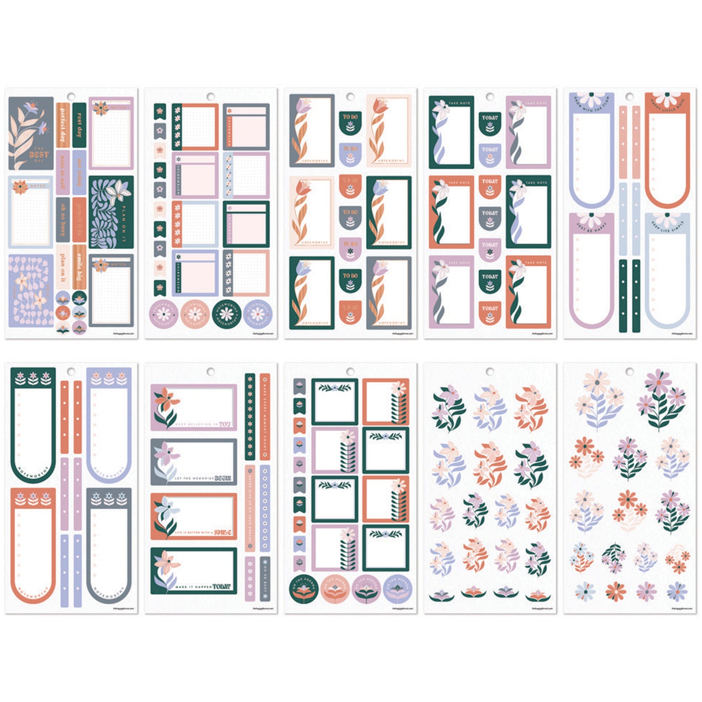 Happy Planner - Sticker Book - Petals & Plans Classic