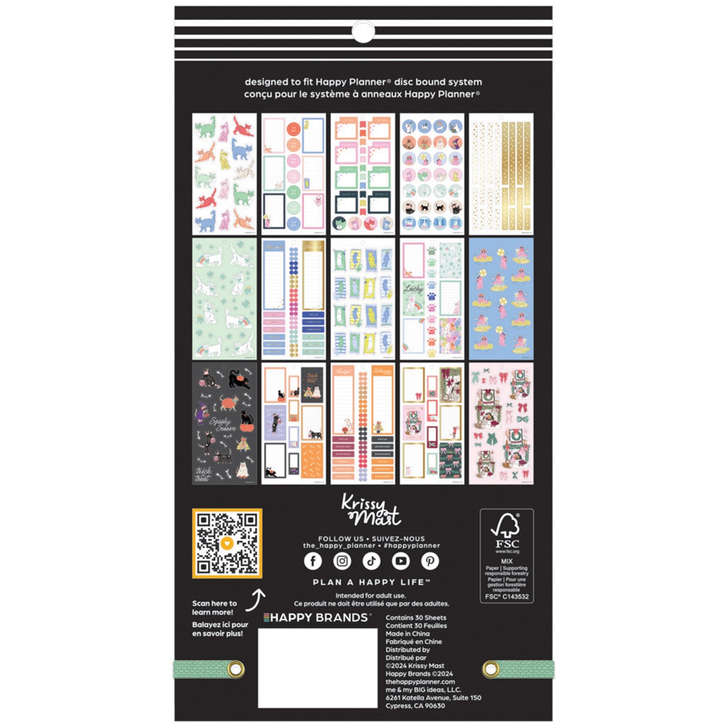 Happy Planner - Sticker Book - Purr-fect Year Classic
