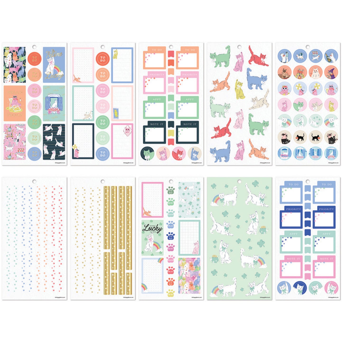 Happy Planner - Sticker Book - Purr-fect Year Classic