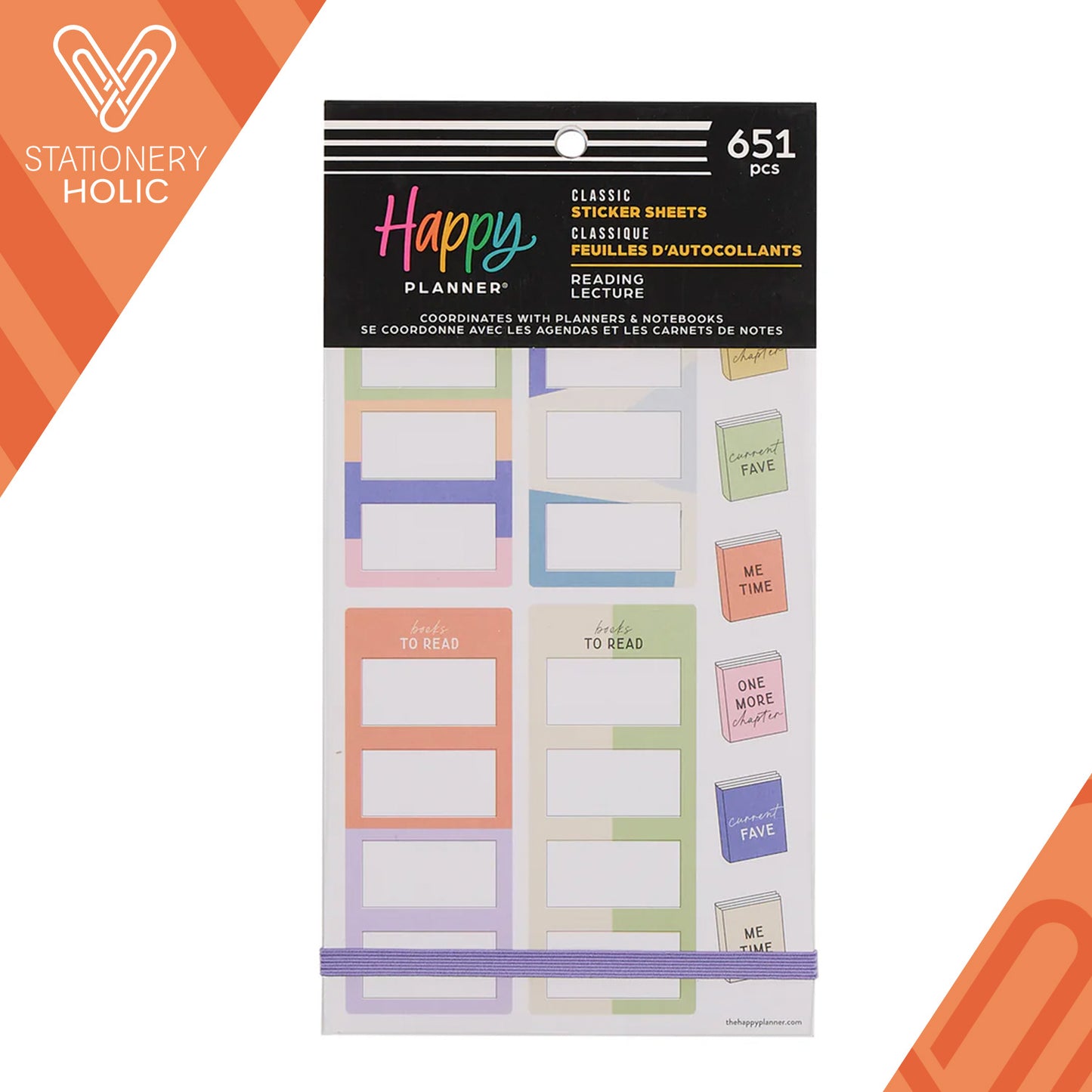 Happy Planner - Sticker Book - Reading
