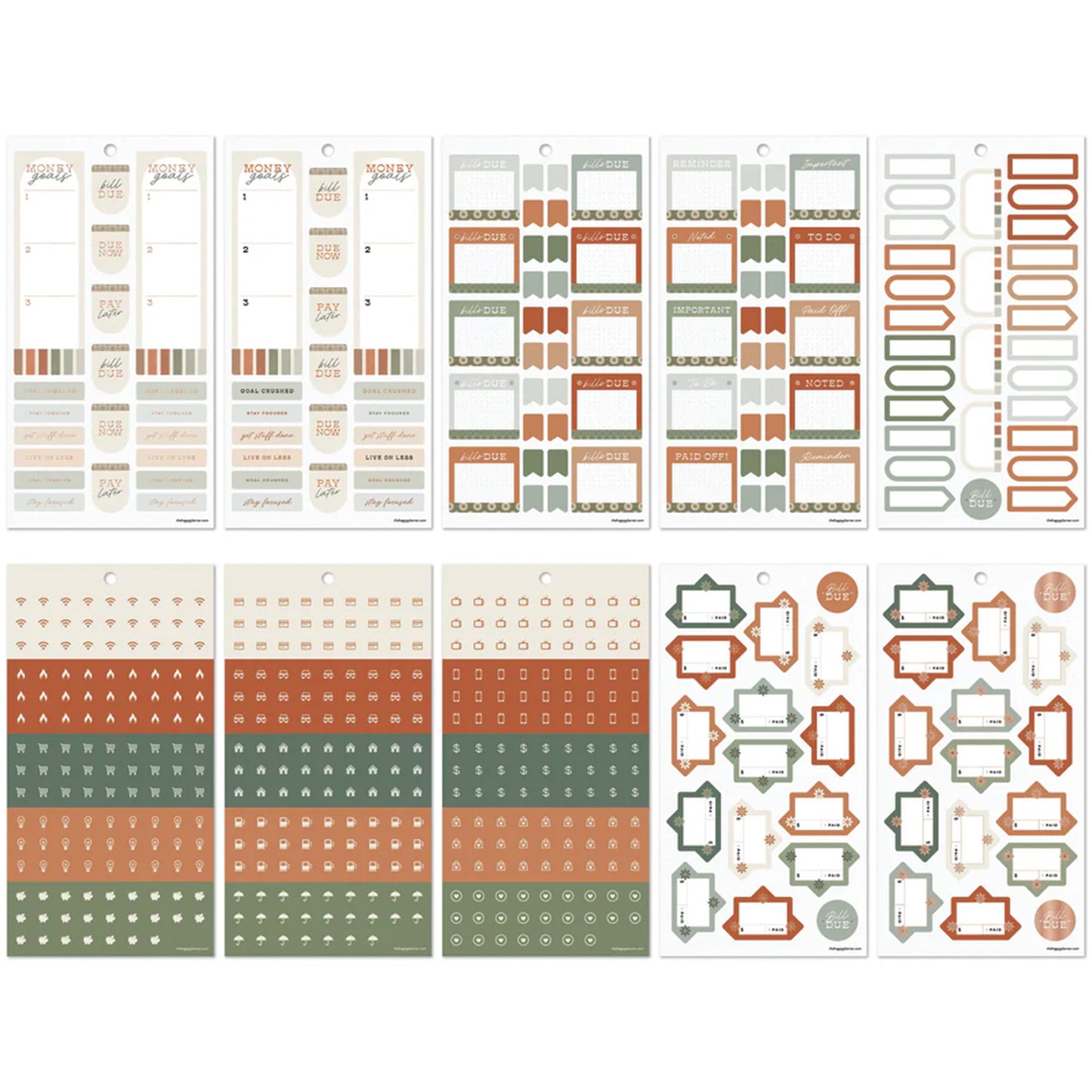 Happy Planner - Sticker Book - Budget