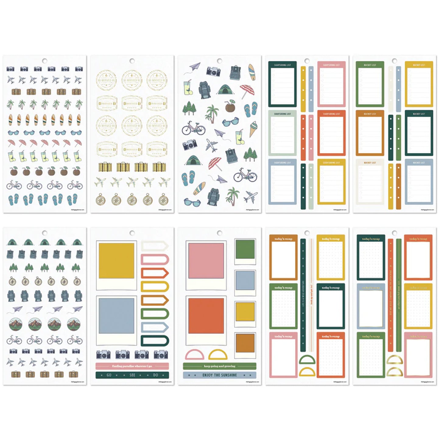 Happy Planner - Sticker Book - See The World