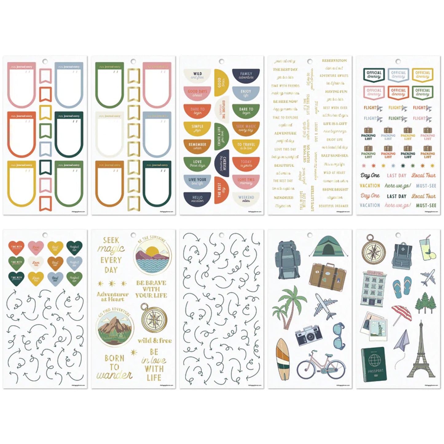 Happy Planner - Sticker Book - See The World
