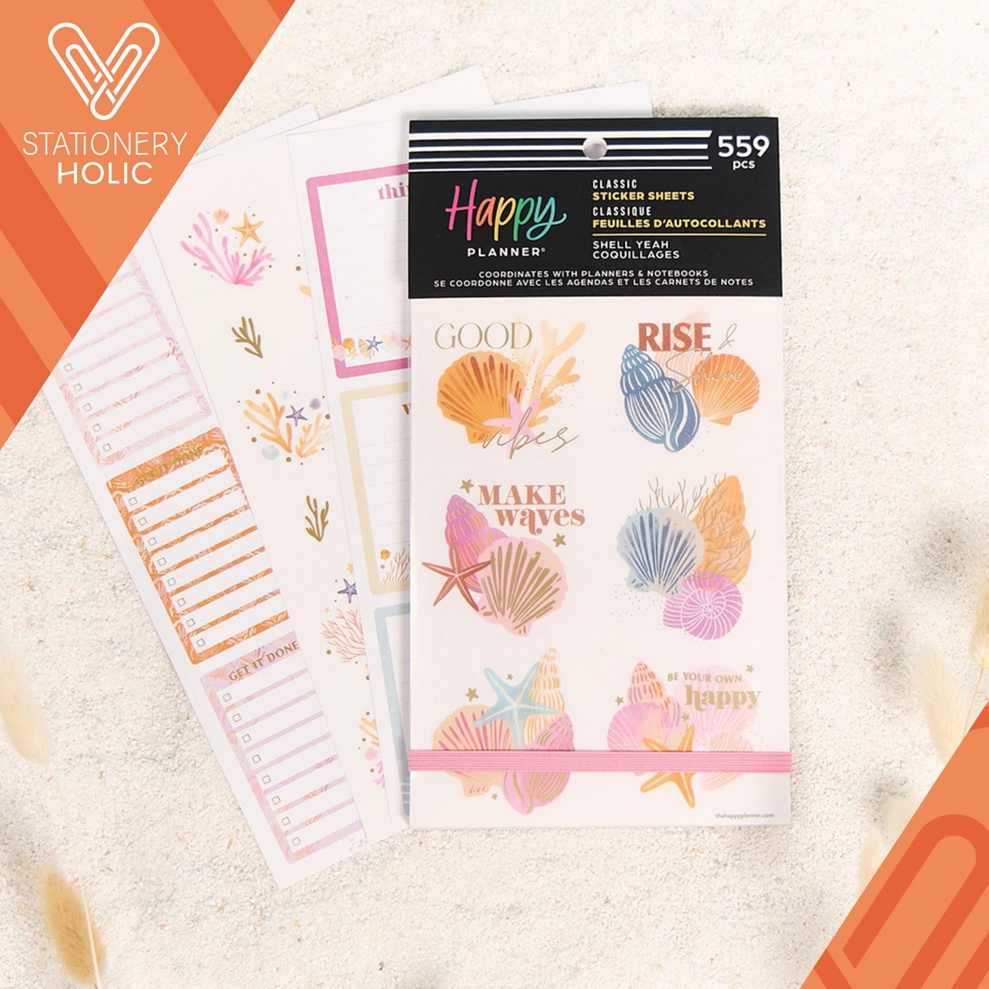 Happy Planner - Sticker Book - Shell Yeah Classic