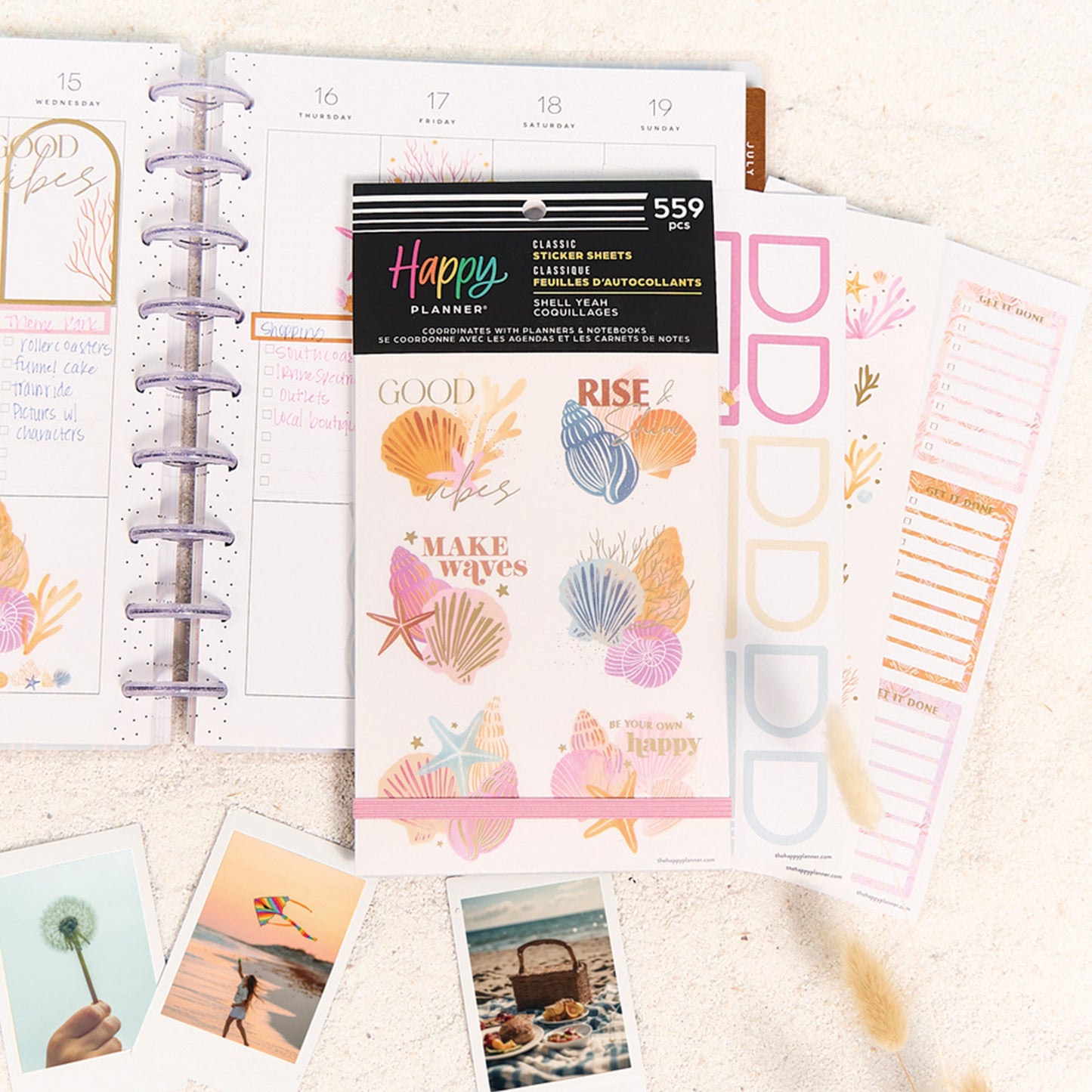 Happy Planner - Sticker Book - Shell Yeah Classic