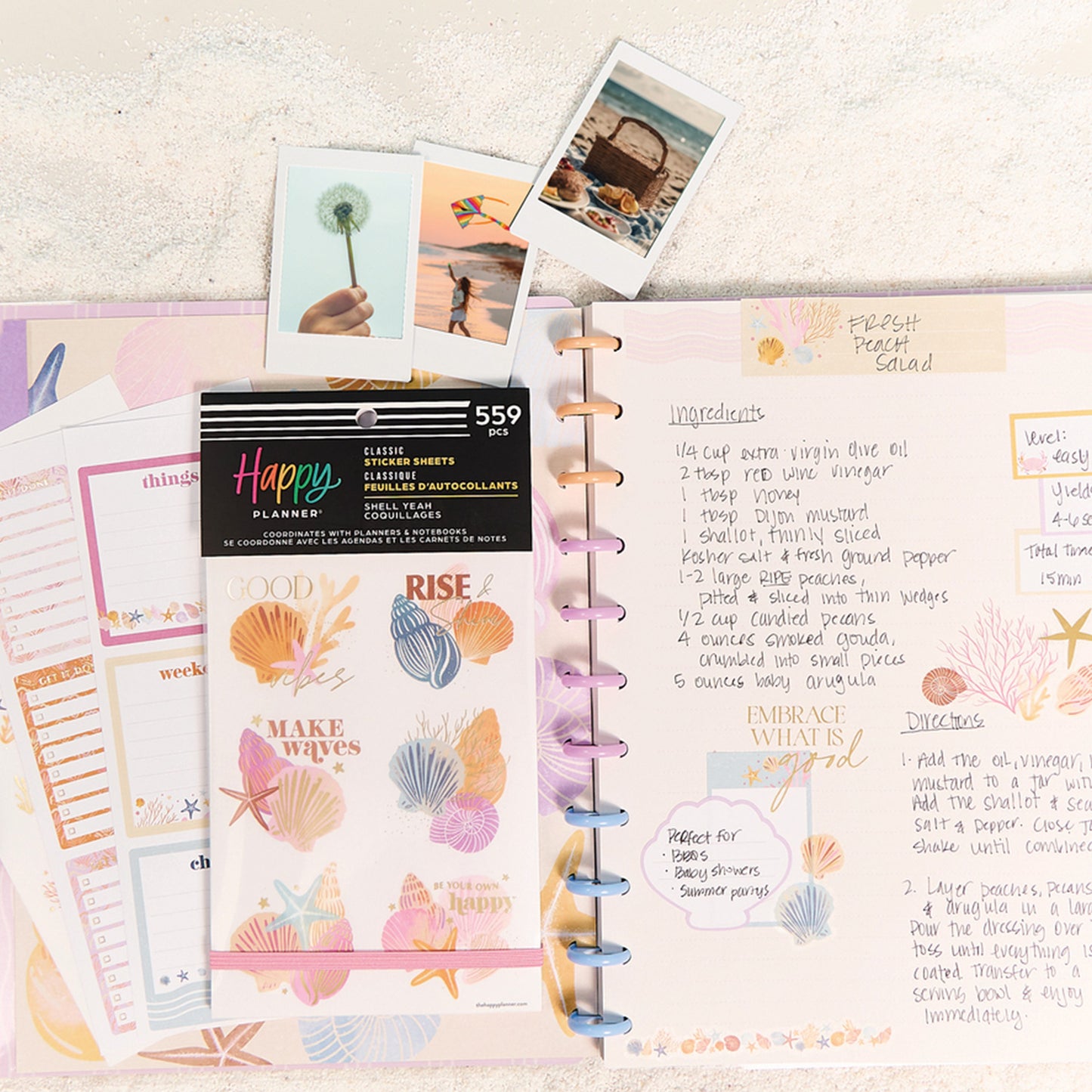 Happy Planner - Sticker Book - Shell Yeah Classic
