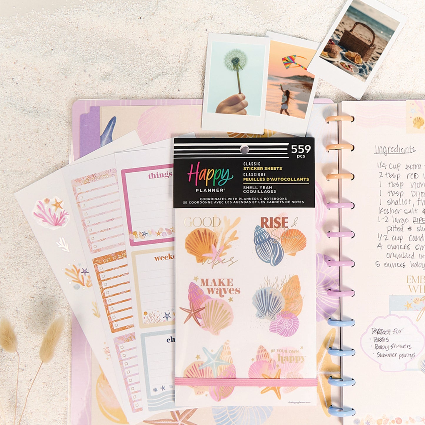Happy Planner - Sticker Book - Shell Yeah Classic