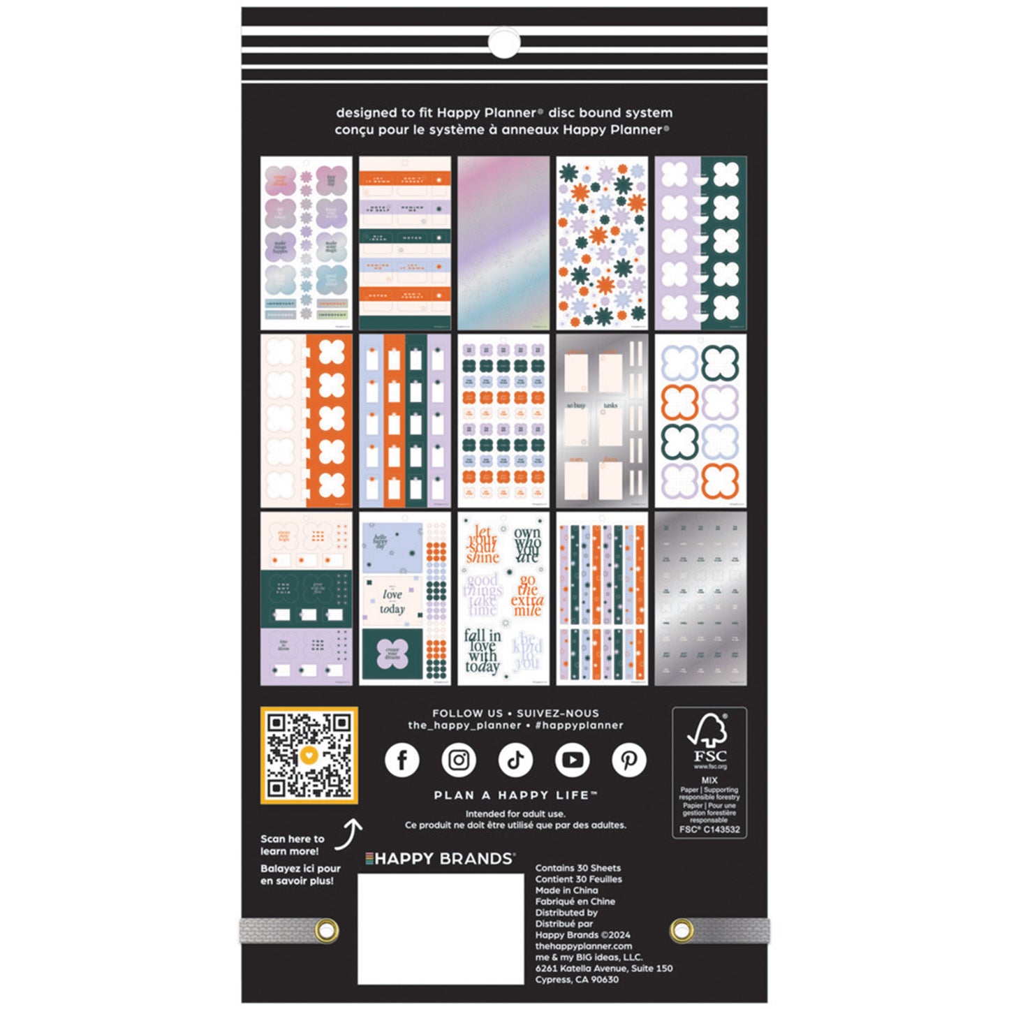 Happy Planner - Sticker Book - Soft Pop Classic