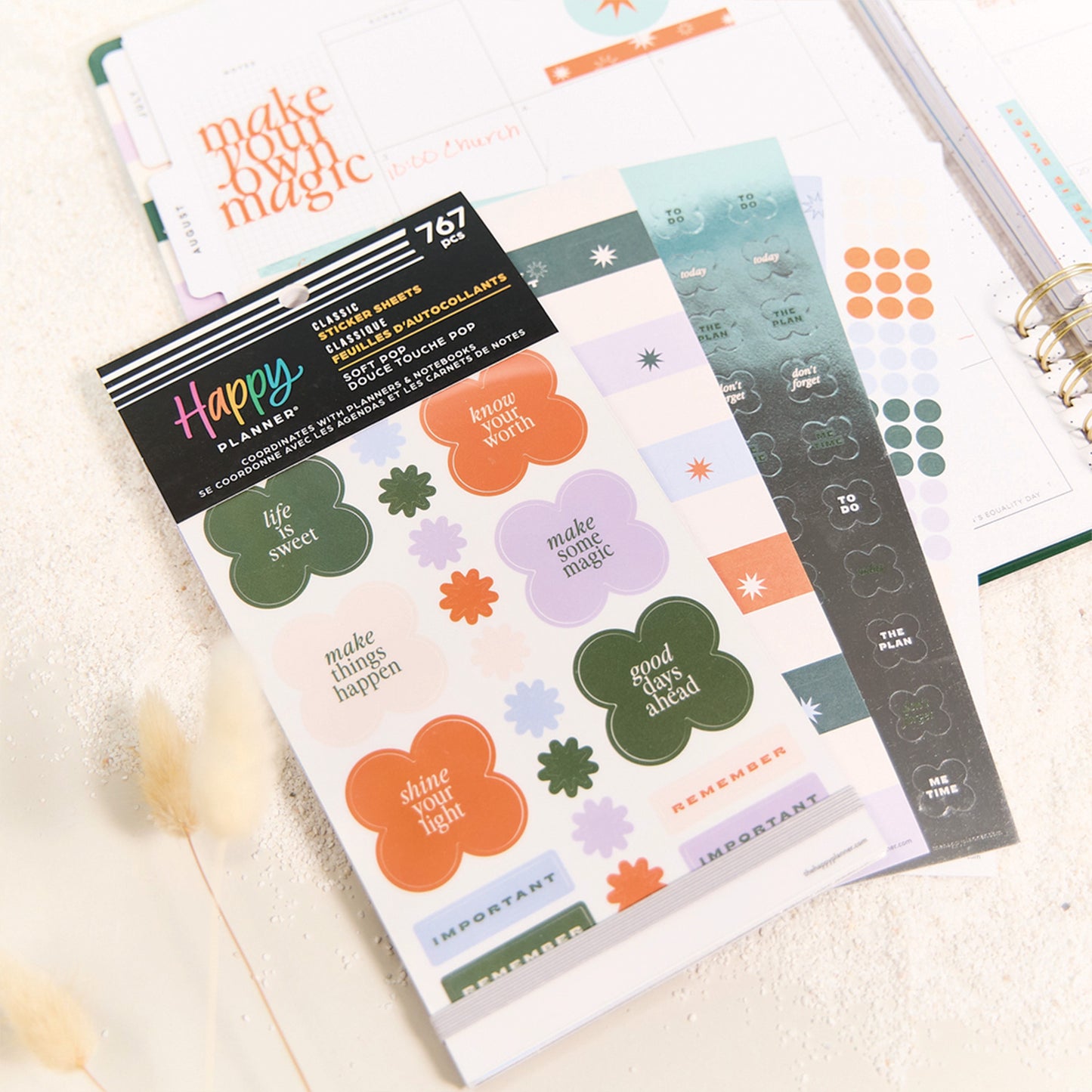 Happy Planner - Sticker Book - Soft Pop Classic