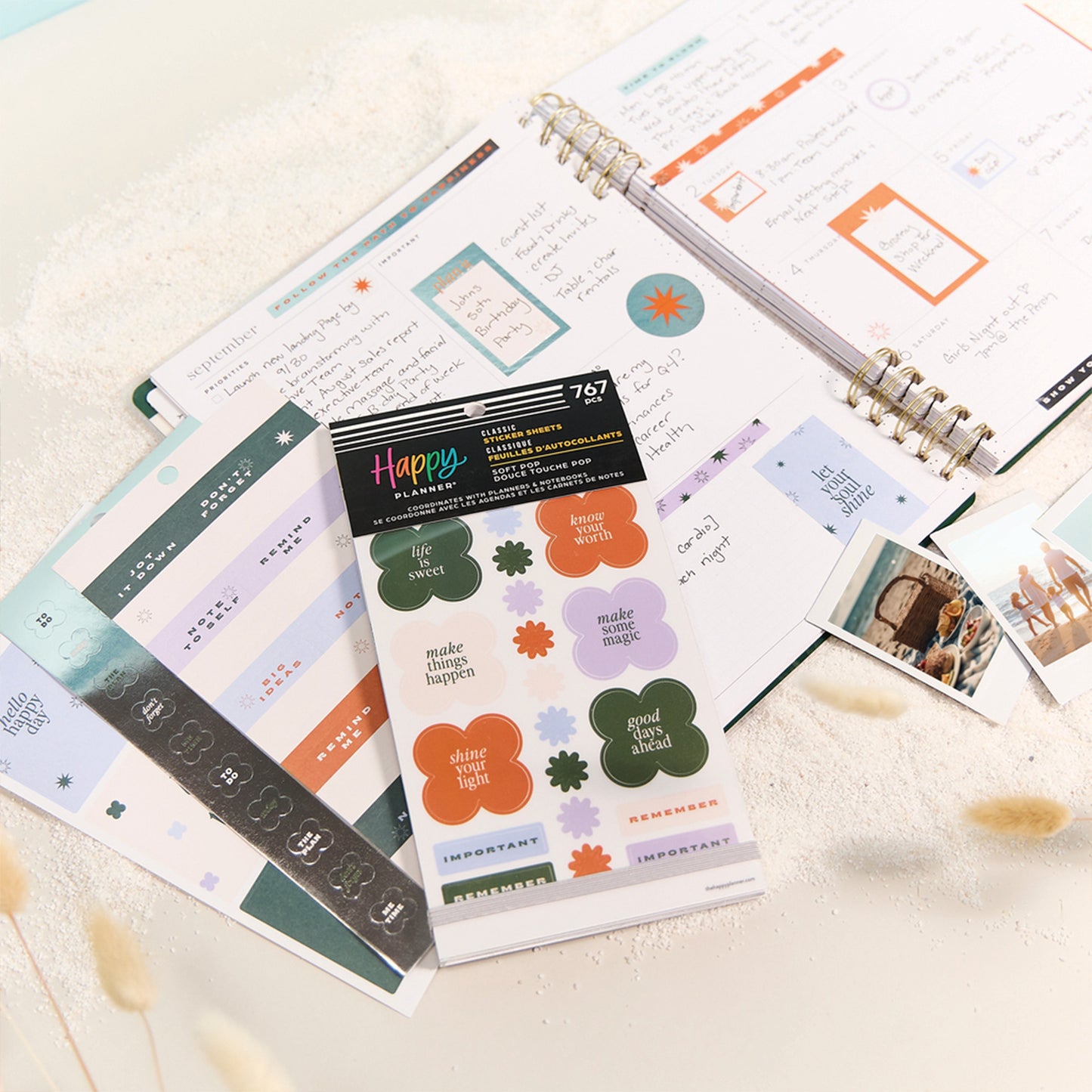 Happy Planner - Sticker Book - Soft Pop Classic