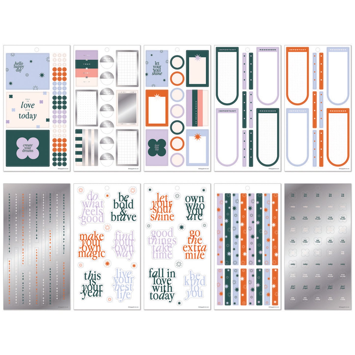 Happy Planner - Sticker Book - Soft Pop Classic