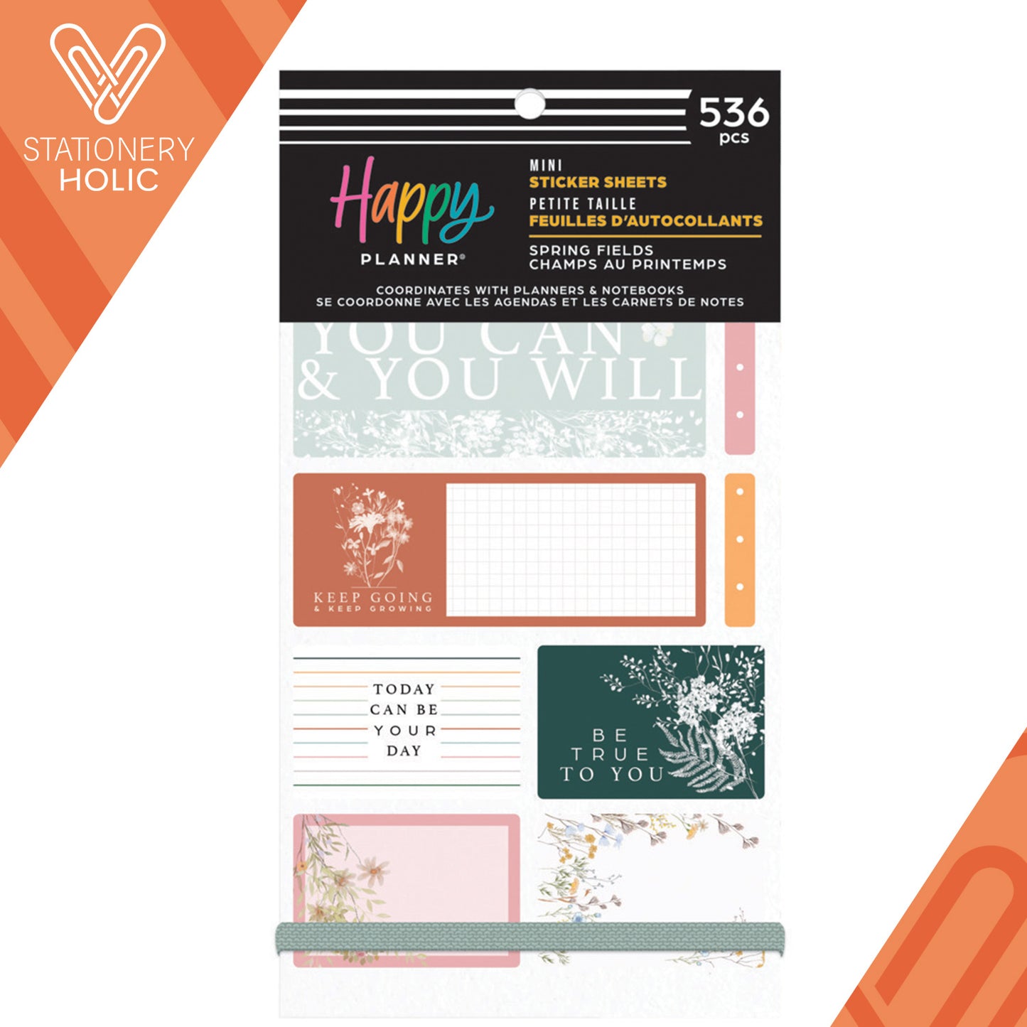 Happy Planner - Sticker Book - Spring Fields Mini