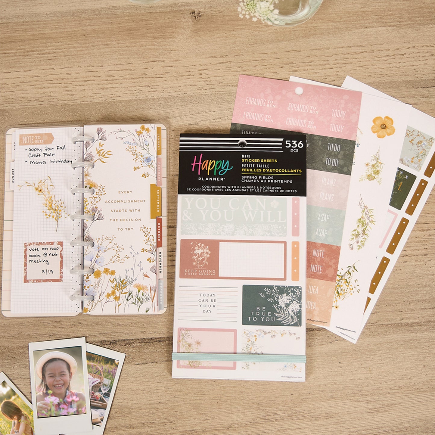 Happy Planner - Sticker Book - Spring Fields Mini