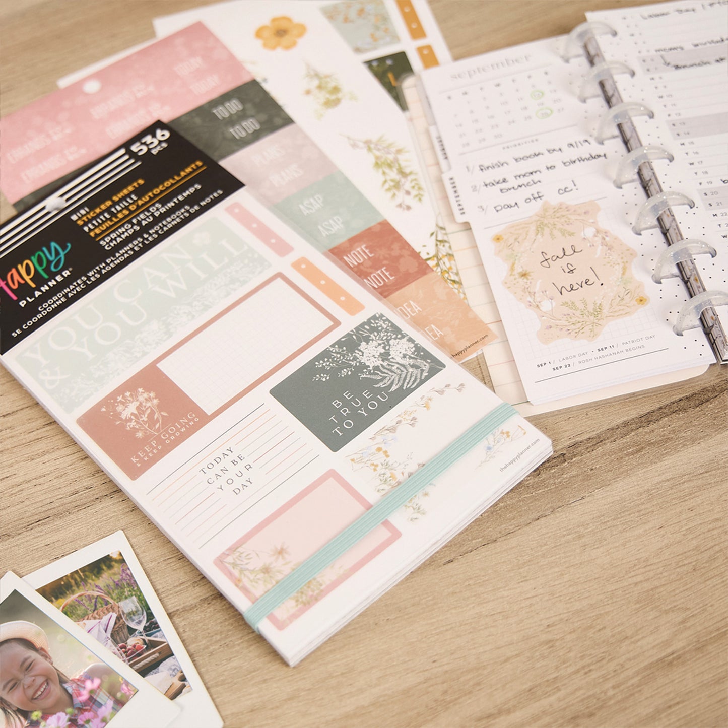 Happy Planner - Sticker Book - Spring Fields Mini