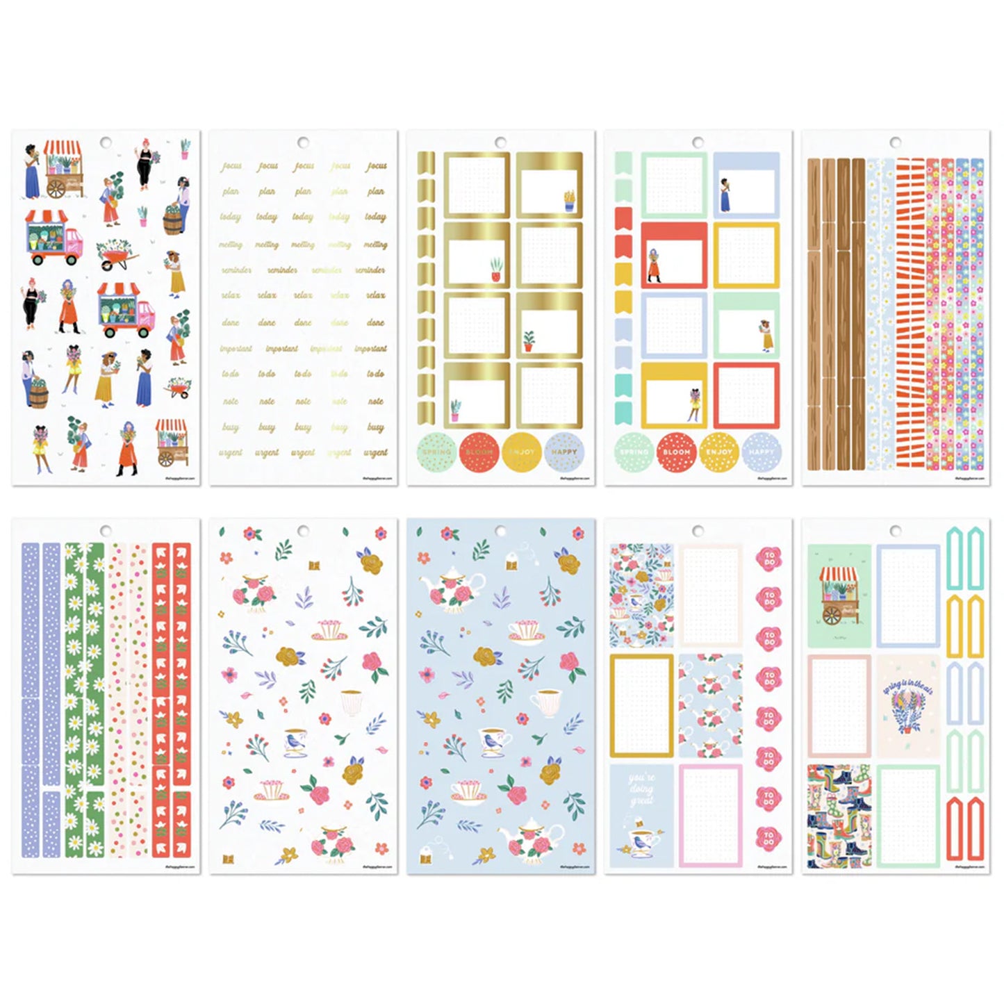 Happy Planner - Sticker Book - Season Spring