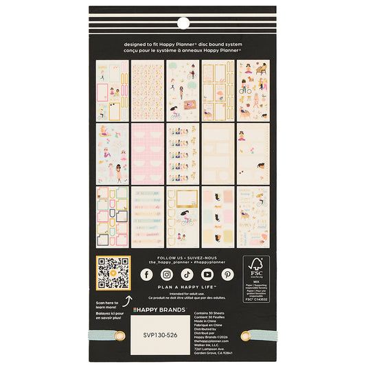 Happy Planner - Sticker Book - Squad Girl
