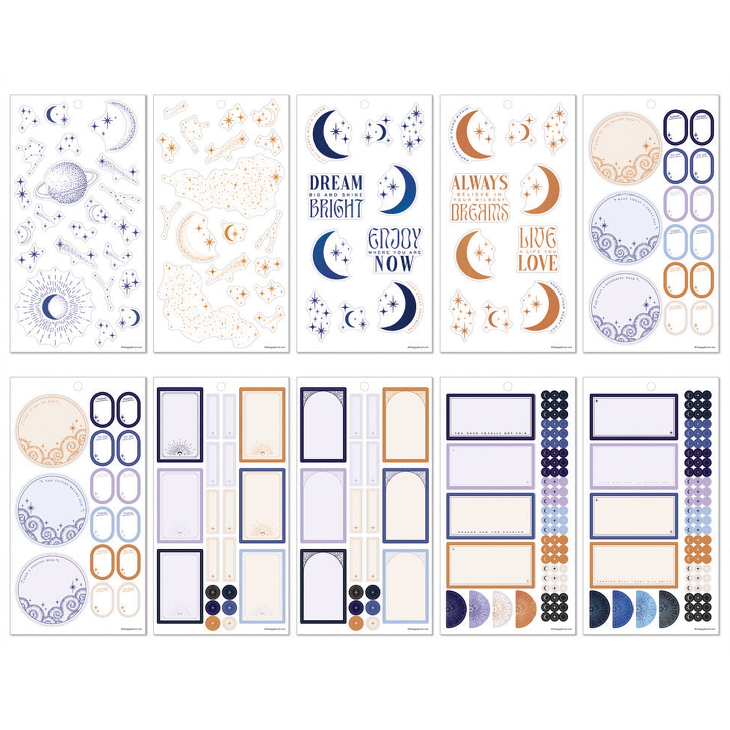 Happy Planner - Sticker Book - Starcrossed Classic