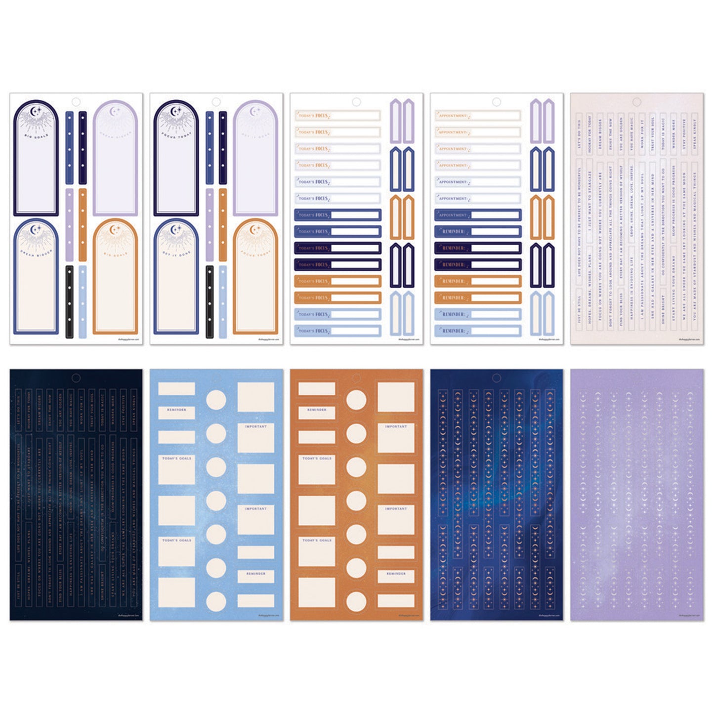Happy Planner - Sticker Book - Starcrossed Classic