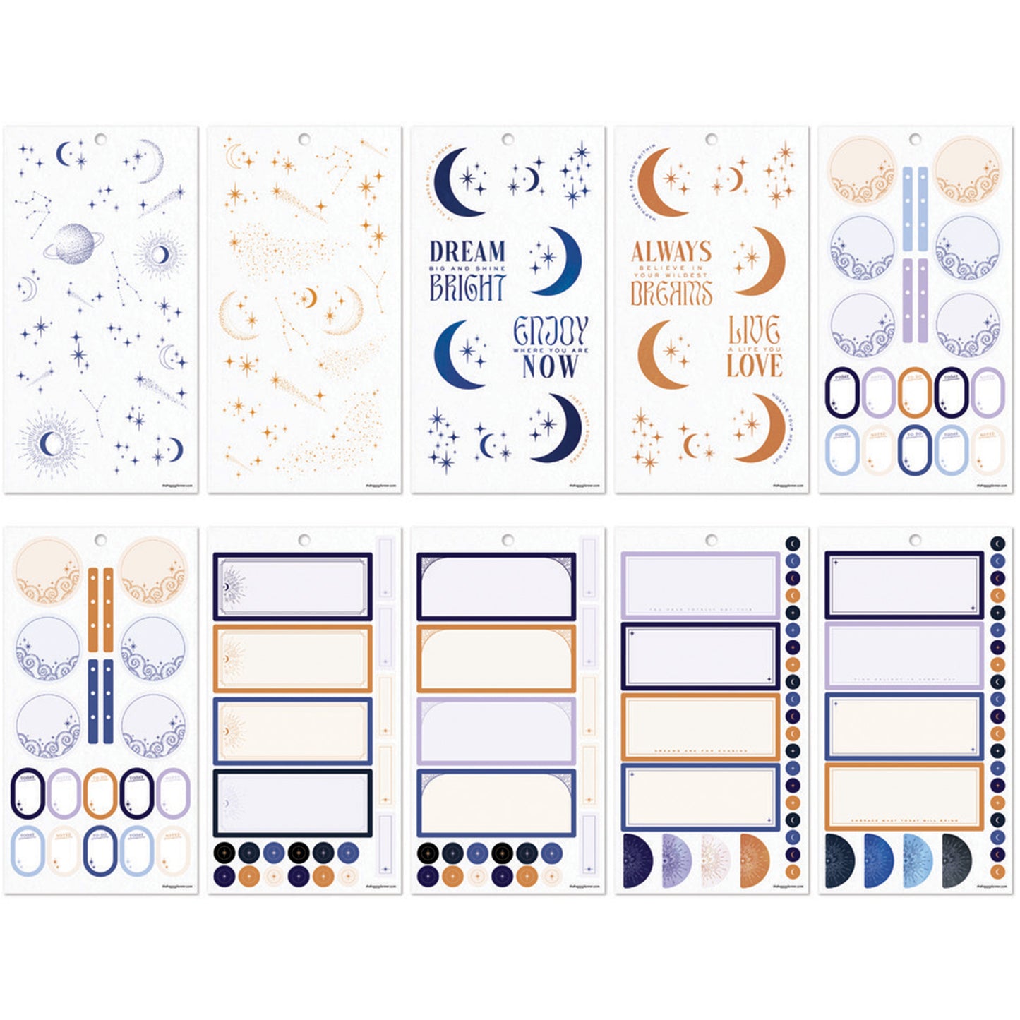 Happy Planner - Sticker Book - Starcrossed Mini