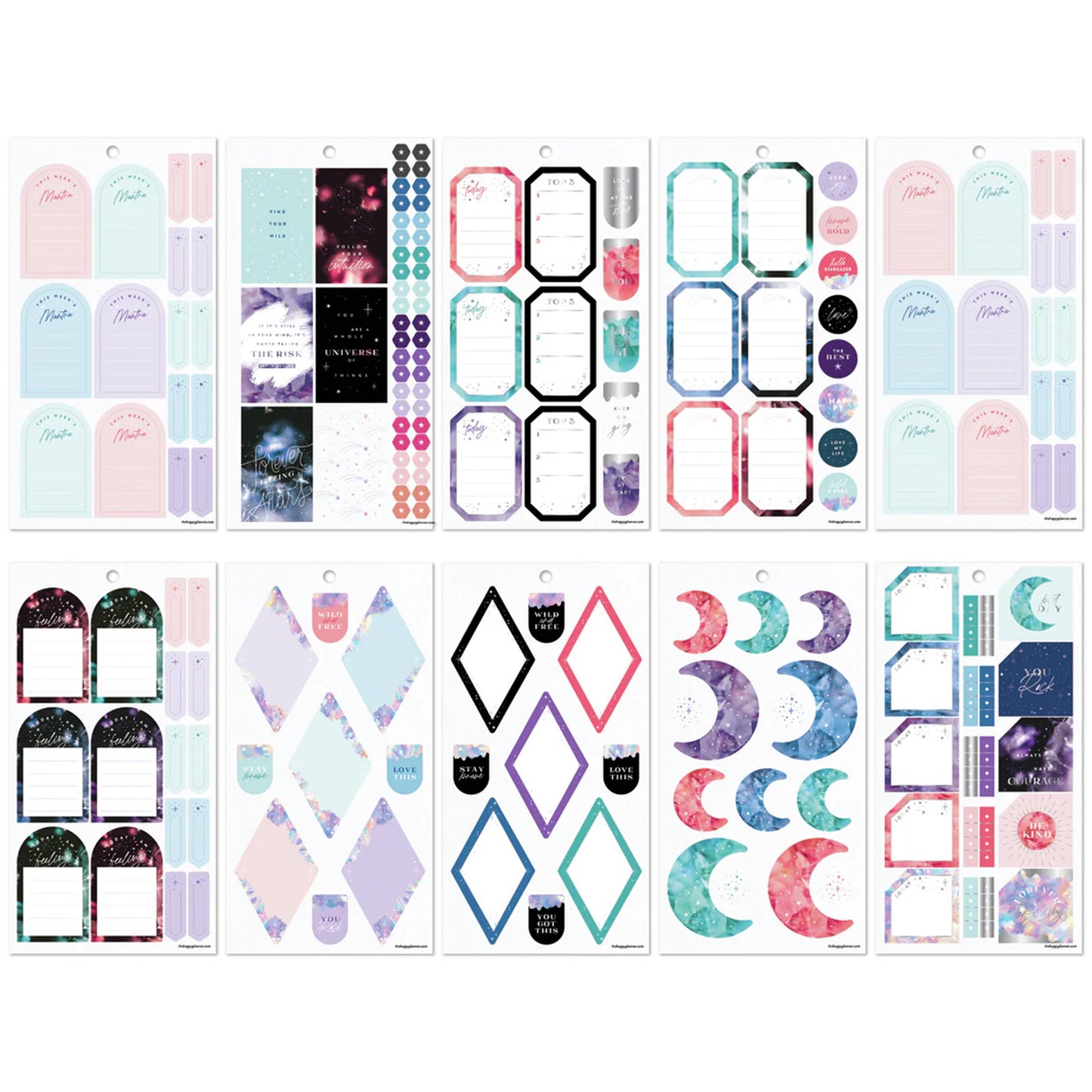 Happy Planner - Sticker Book - The Stargazer
