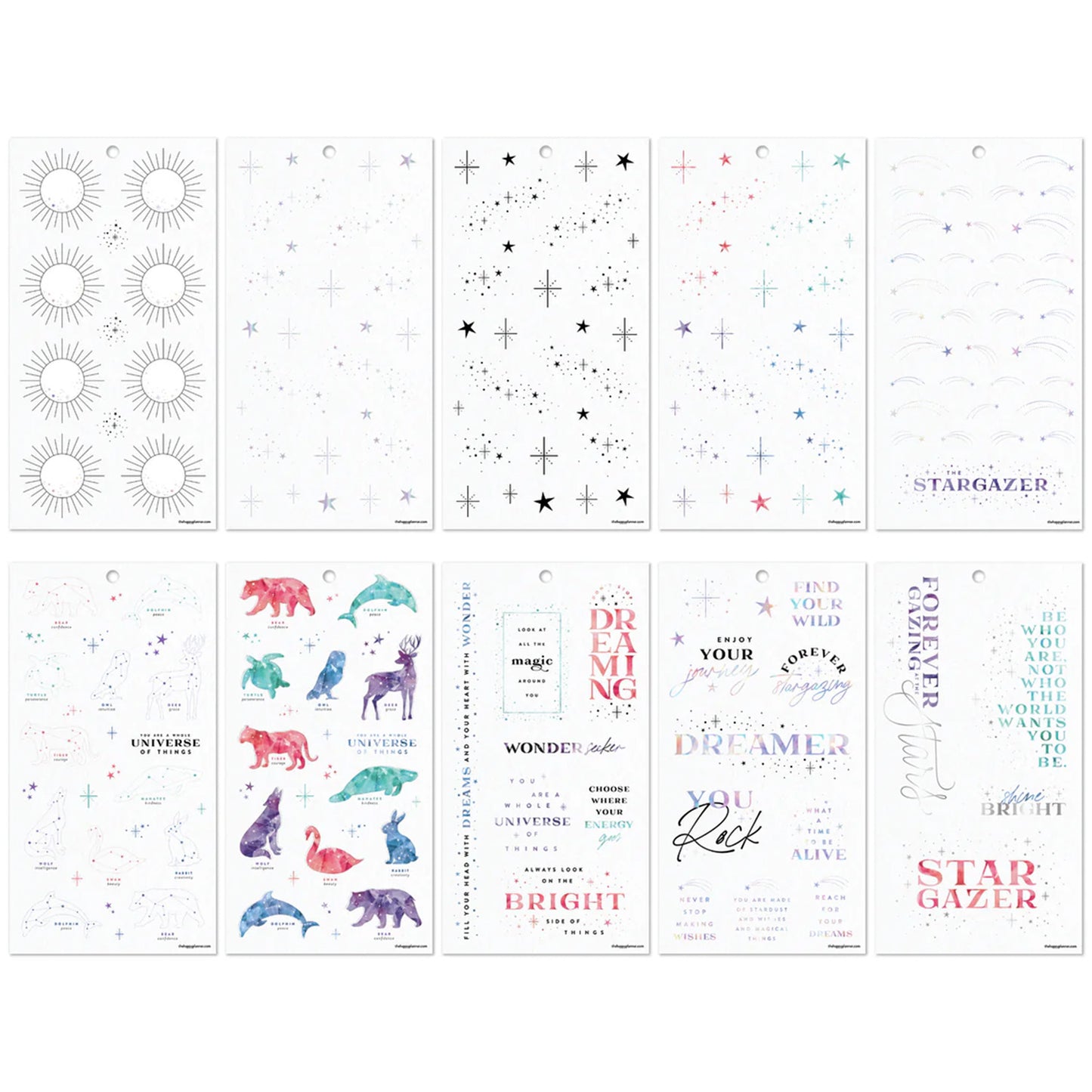 Happy Planner - Sticker Book - The Stargazer