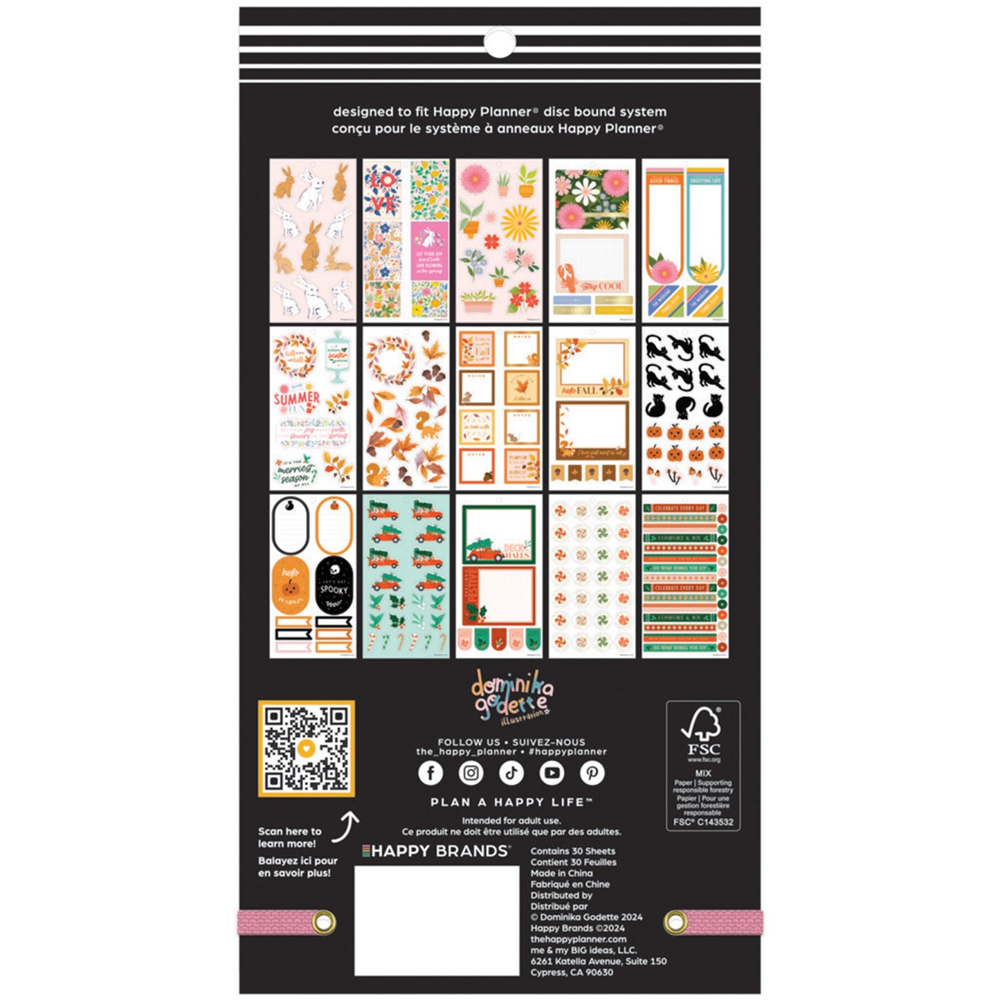Happy Planner - Sticker Book - Whimsical Seasons Big