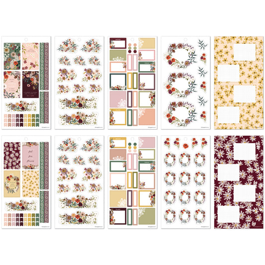 Happy Planner - Sticker Book - Wildflower Whimsy
