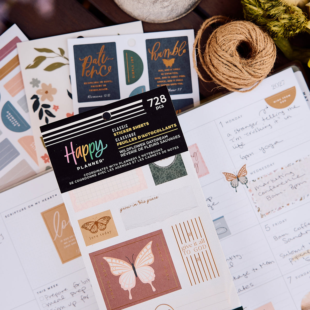Happy Planner - Sticker Book - Wildflower Daydream Faith
