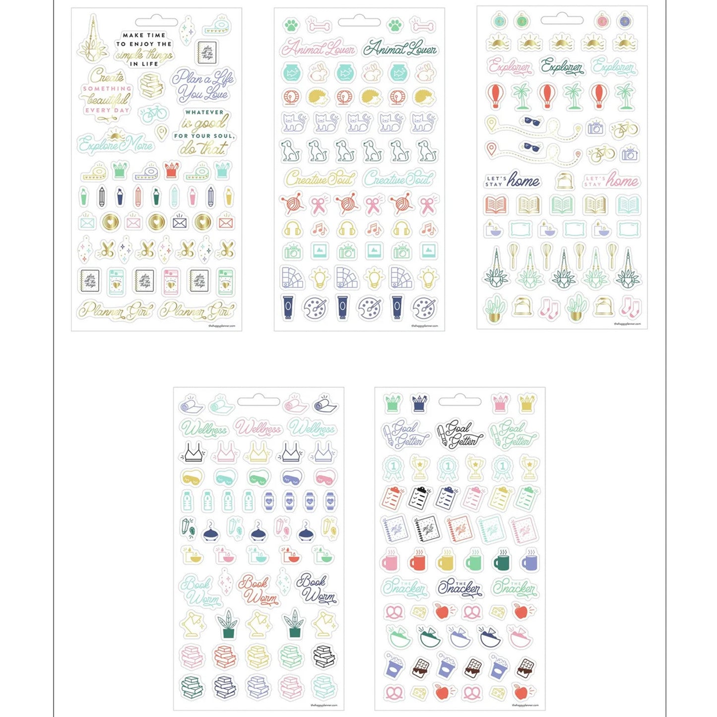 Happy Planner - Sticker Pad - Everyday Archetypes