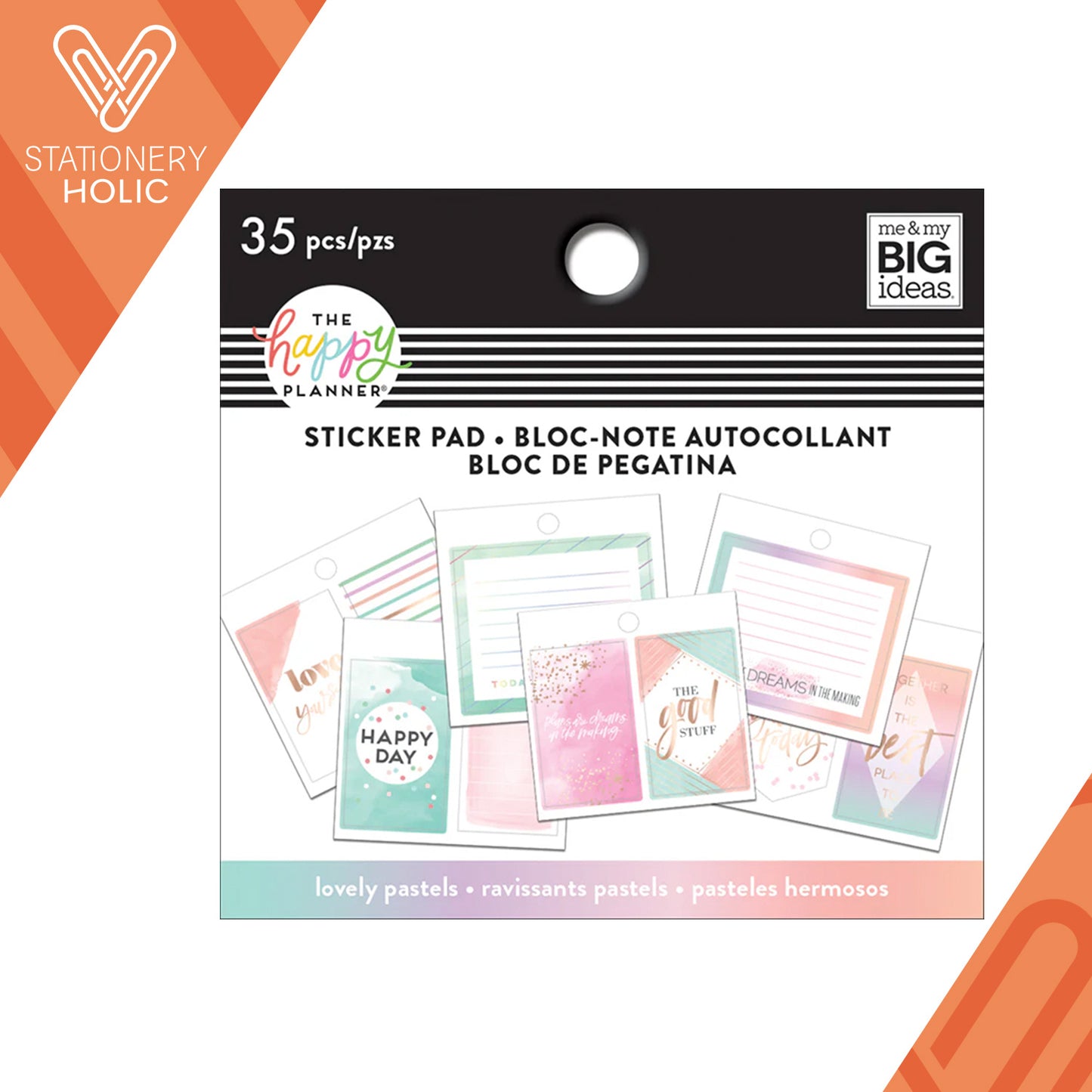 Happy Planner - Tiny Sticker Pad - Lovely Pastels