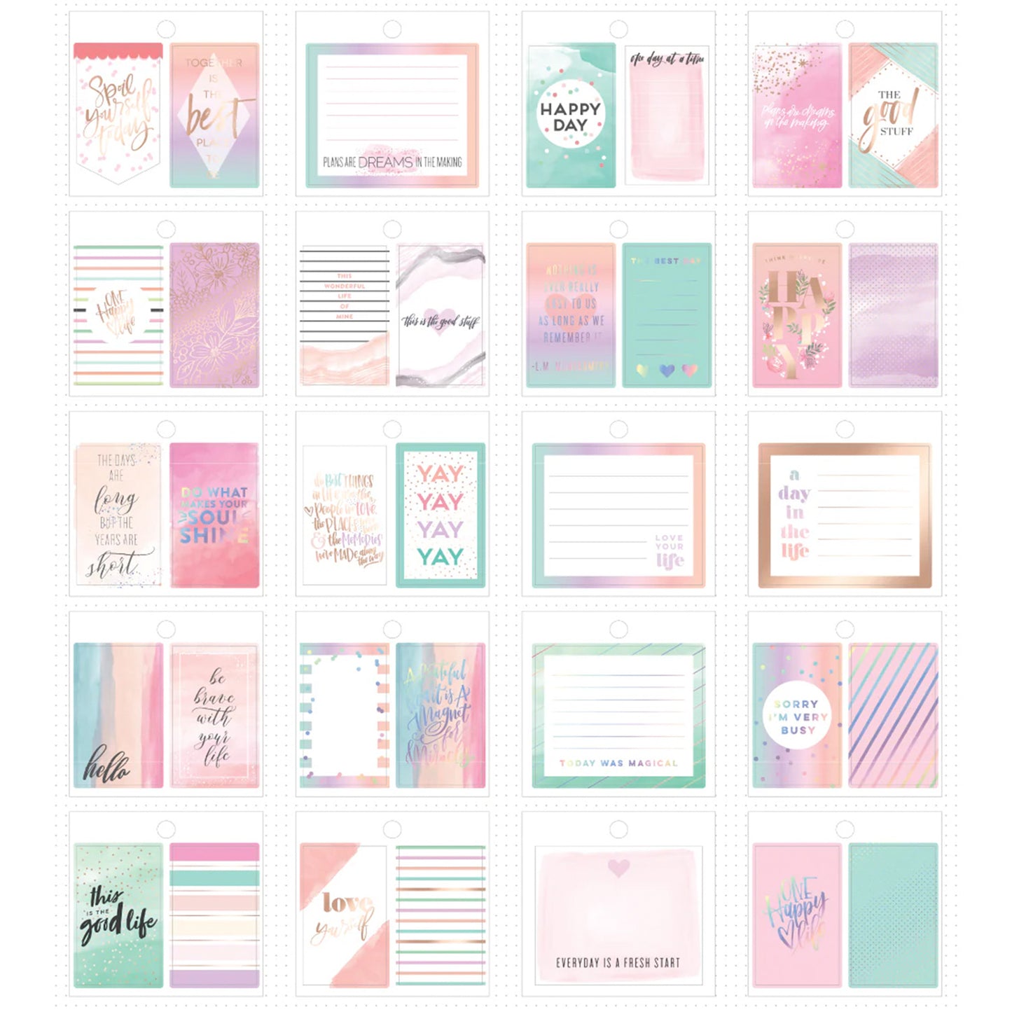 Happy Planner - Tiny Sticker Pad - Lovely Pastels
