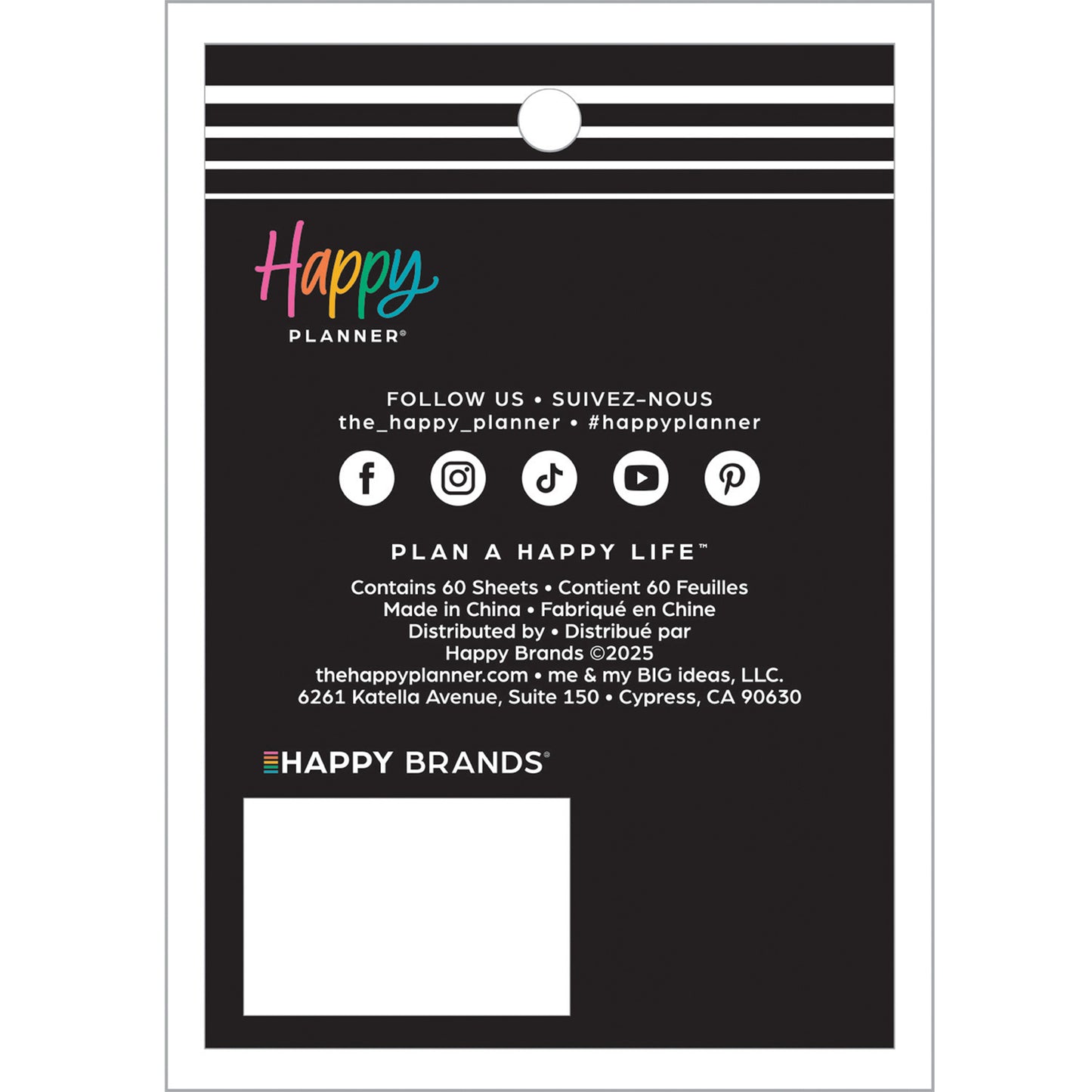 Happy Planner - Sticky Notes Translucidas - Modern Charm