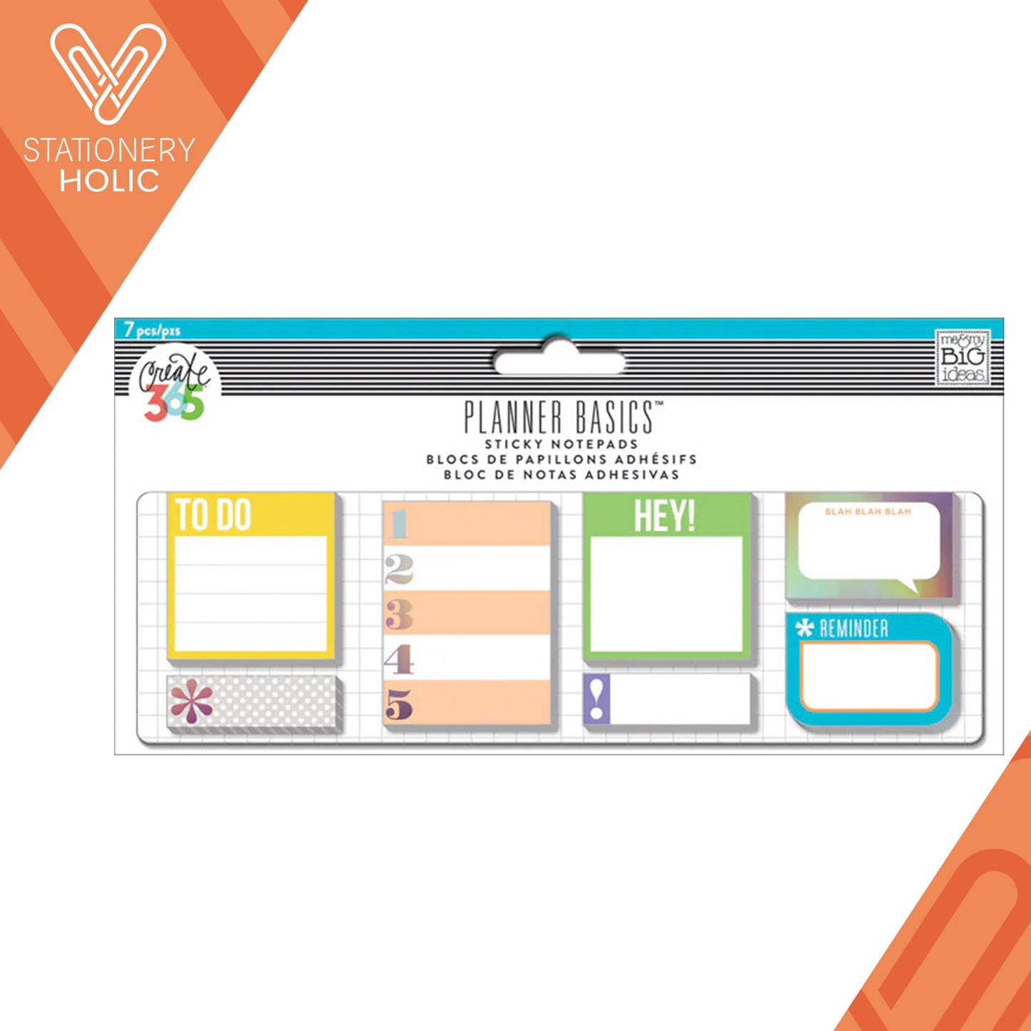 Happy Planner - Sticky Notes - Silver