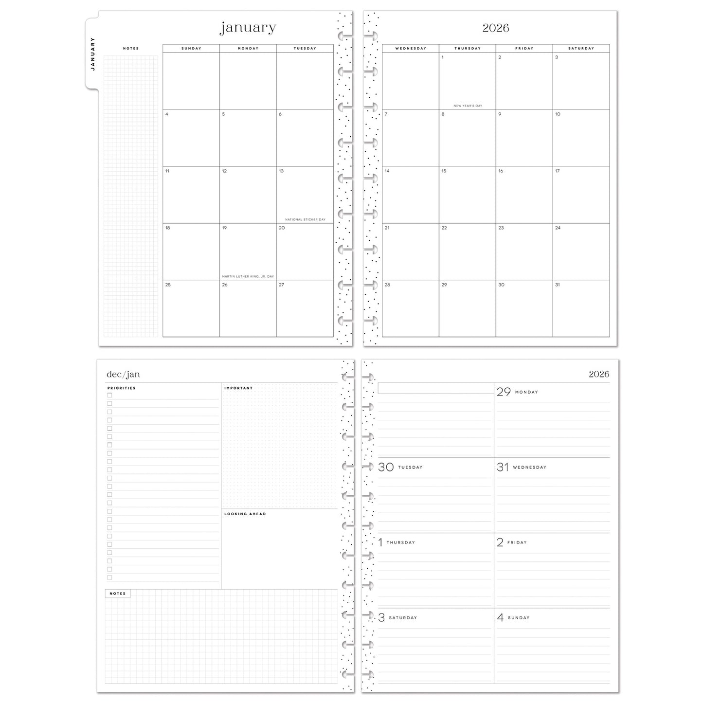 Happy Planner - Planner Classic (2026) - Vintage Garden