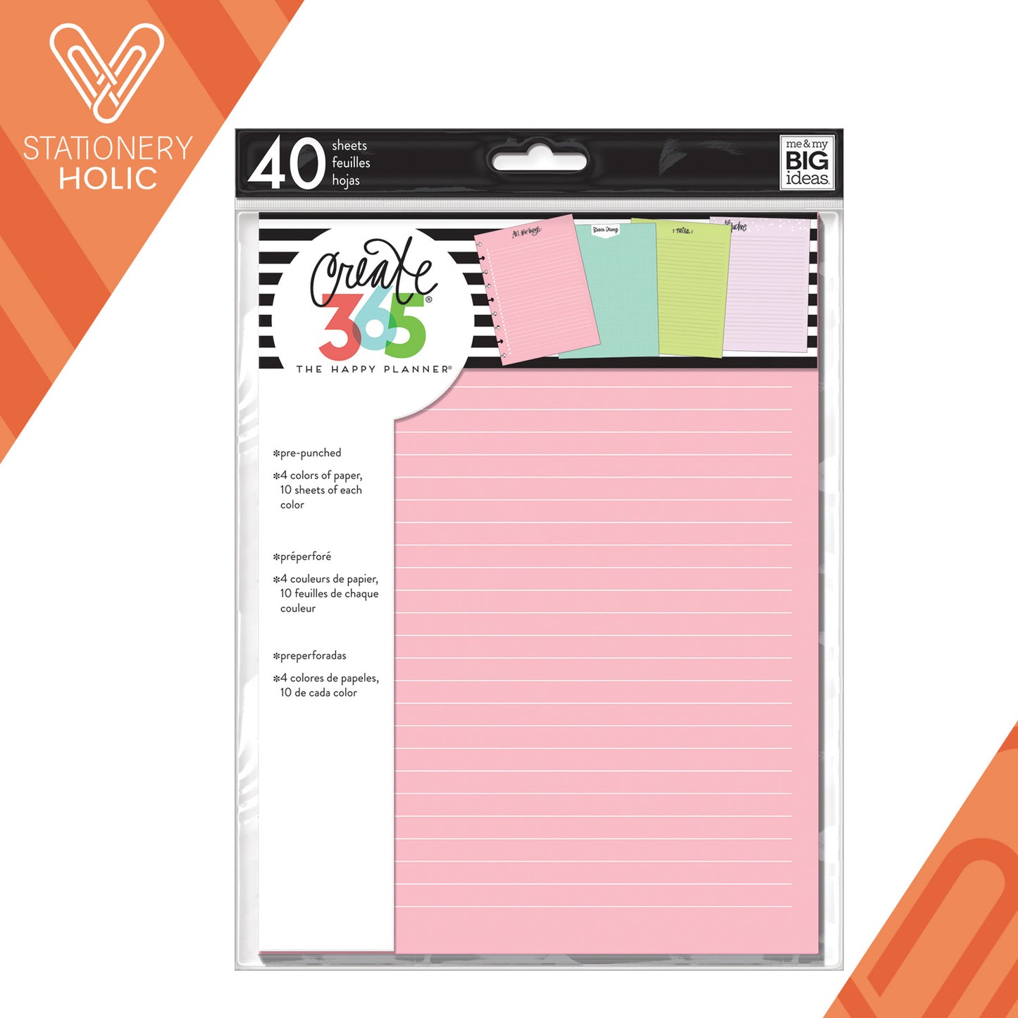 Happy Planner - Papel Classic - Colors