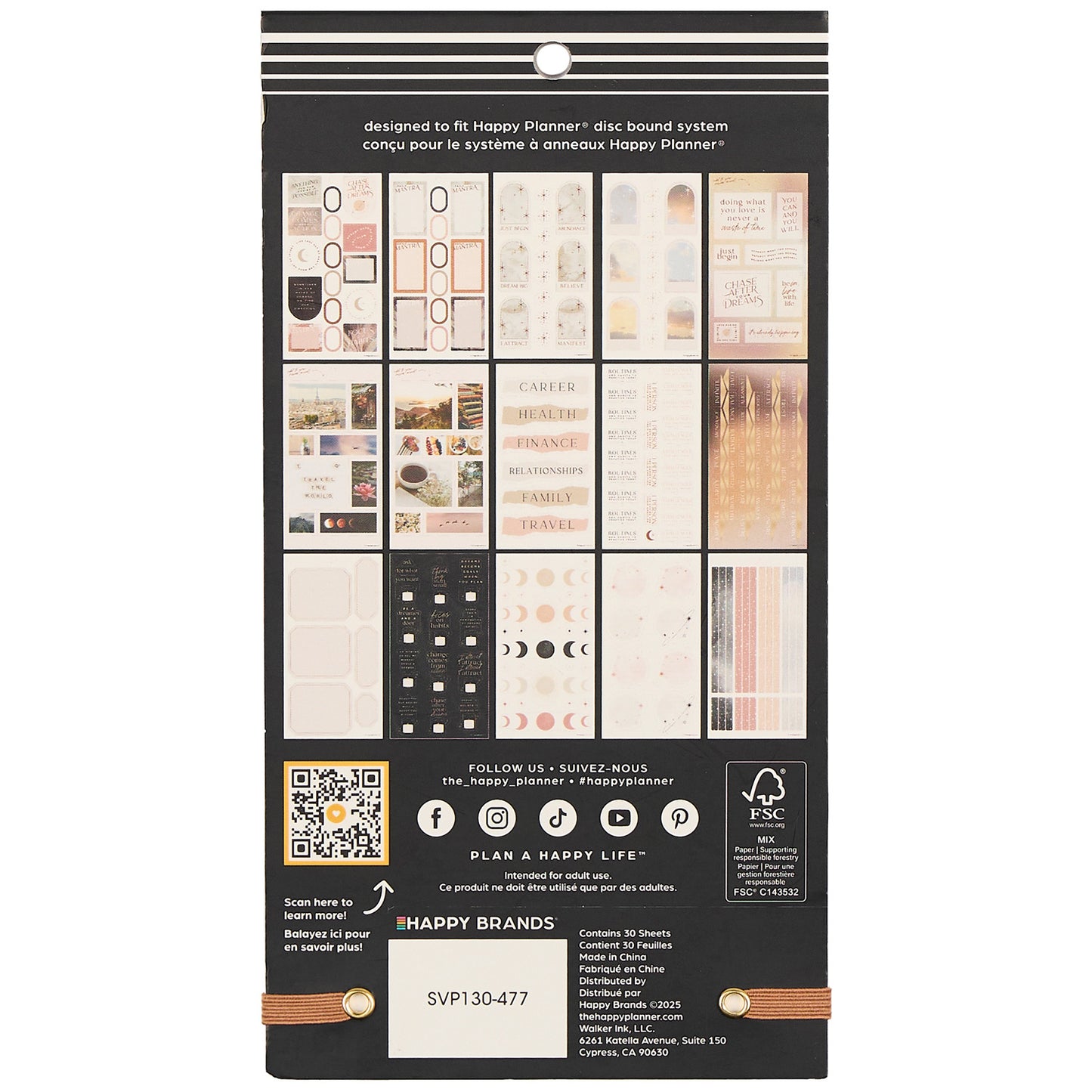 Happy Planner - Sticker Book - Manifestation