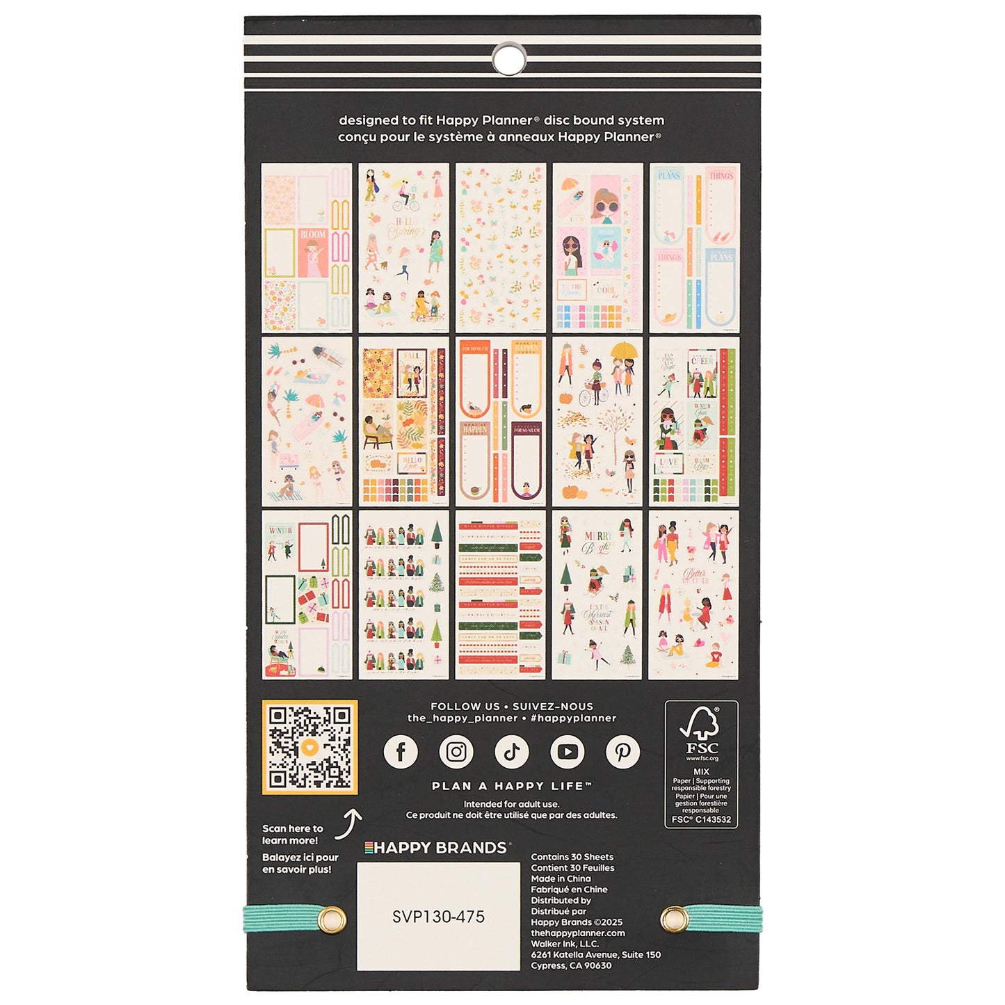 Happy Planner - Sticker Book - Squad Goals