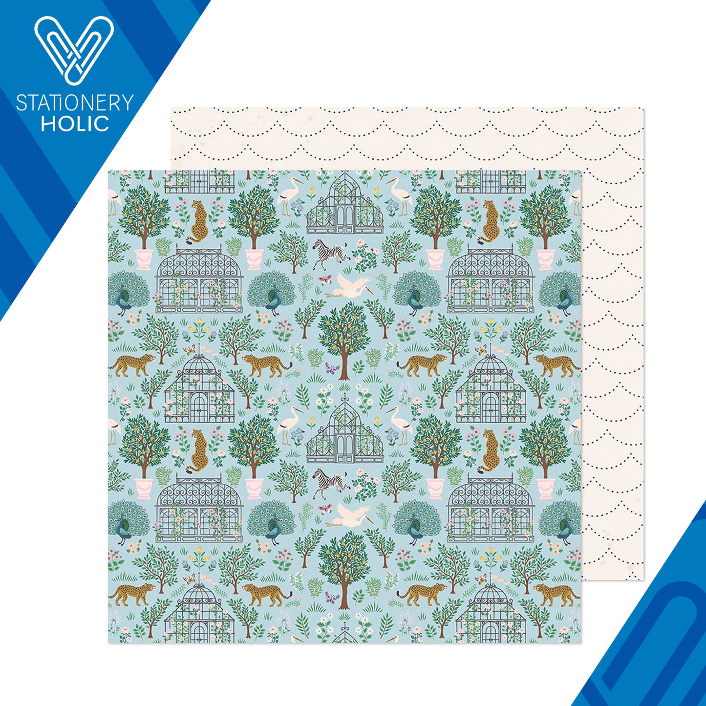 Maggie Holmes - Hoja de Papel 12 x 12 - Woodland Grove - Menagerie