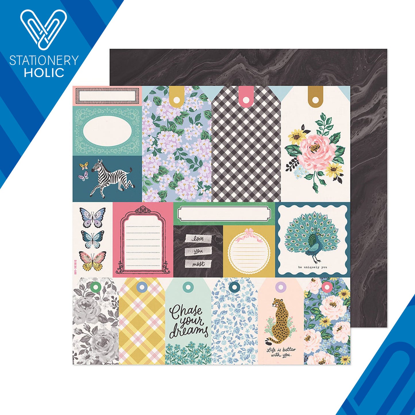 Maggie Holmes - Hoja de Papel 12 x 12 - Woodland Grove - Uniquely You