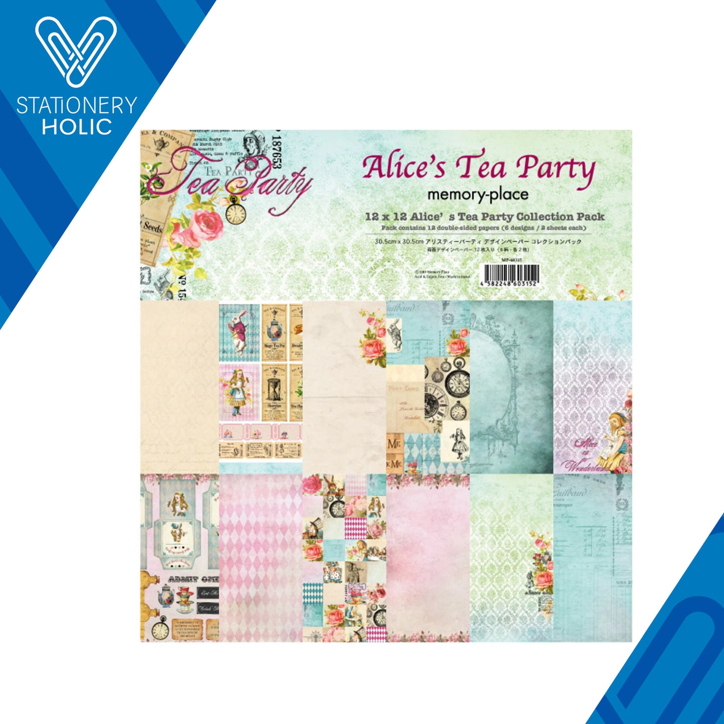 Memory Place - Colección 12 x 12 - Alice's Tea Party