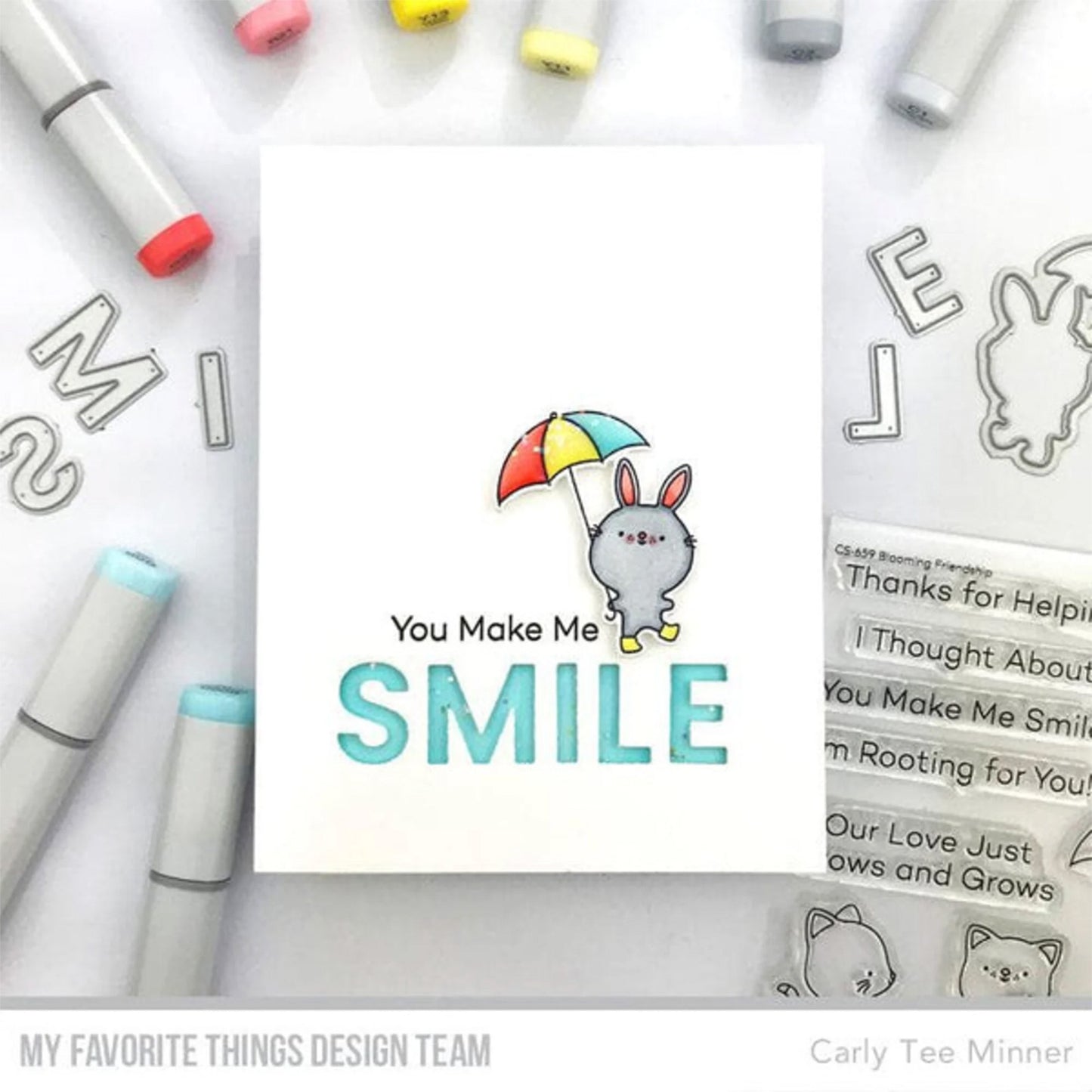 My Favorite Things - Sellos 4 x 6 - Blooming Friendship