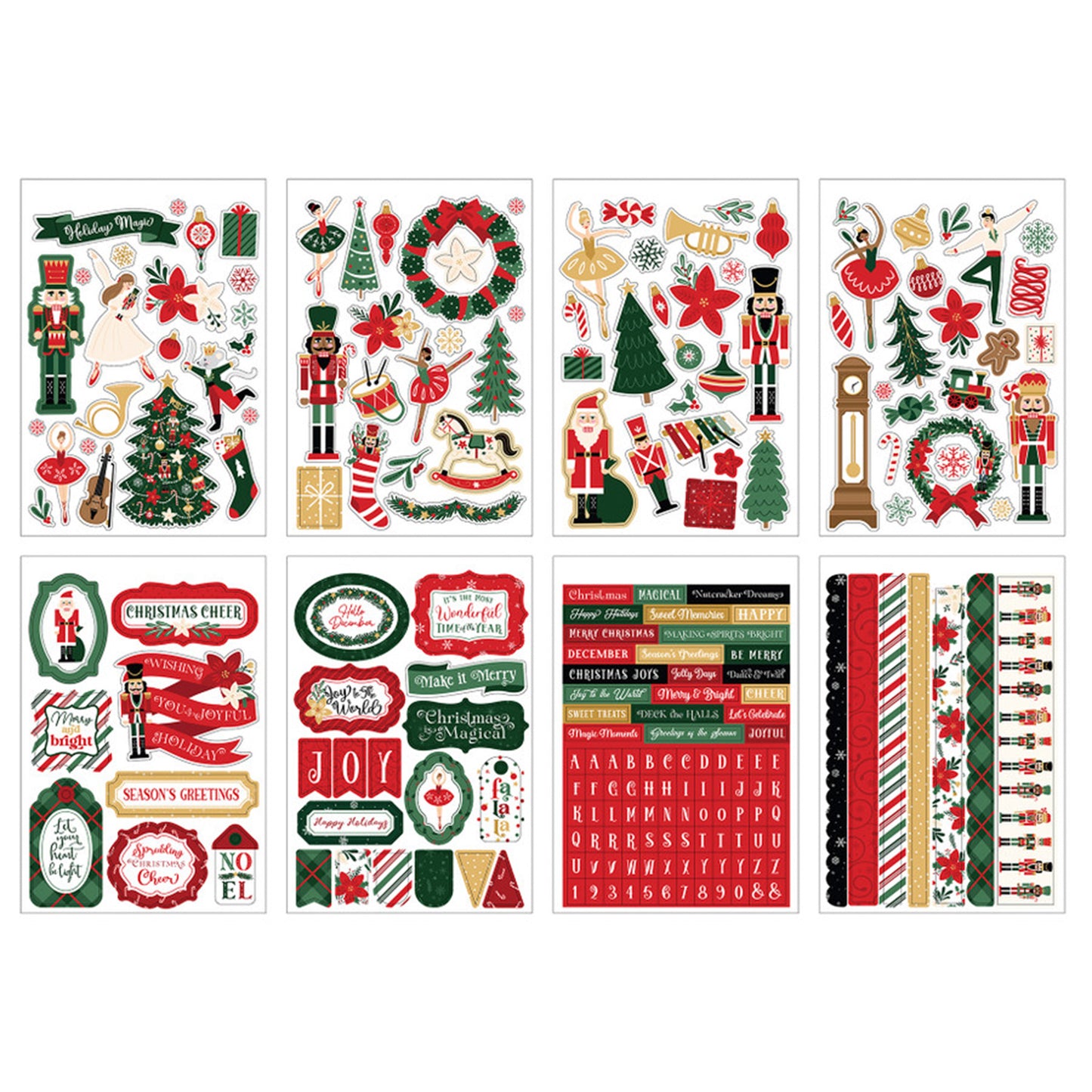 Echo Park - Sticker Book - Nutcracker Christmas