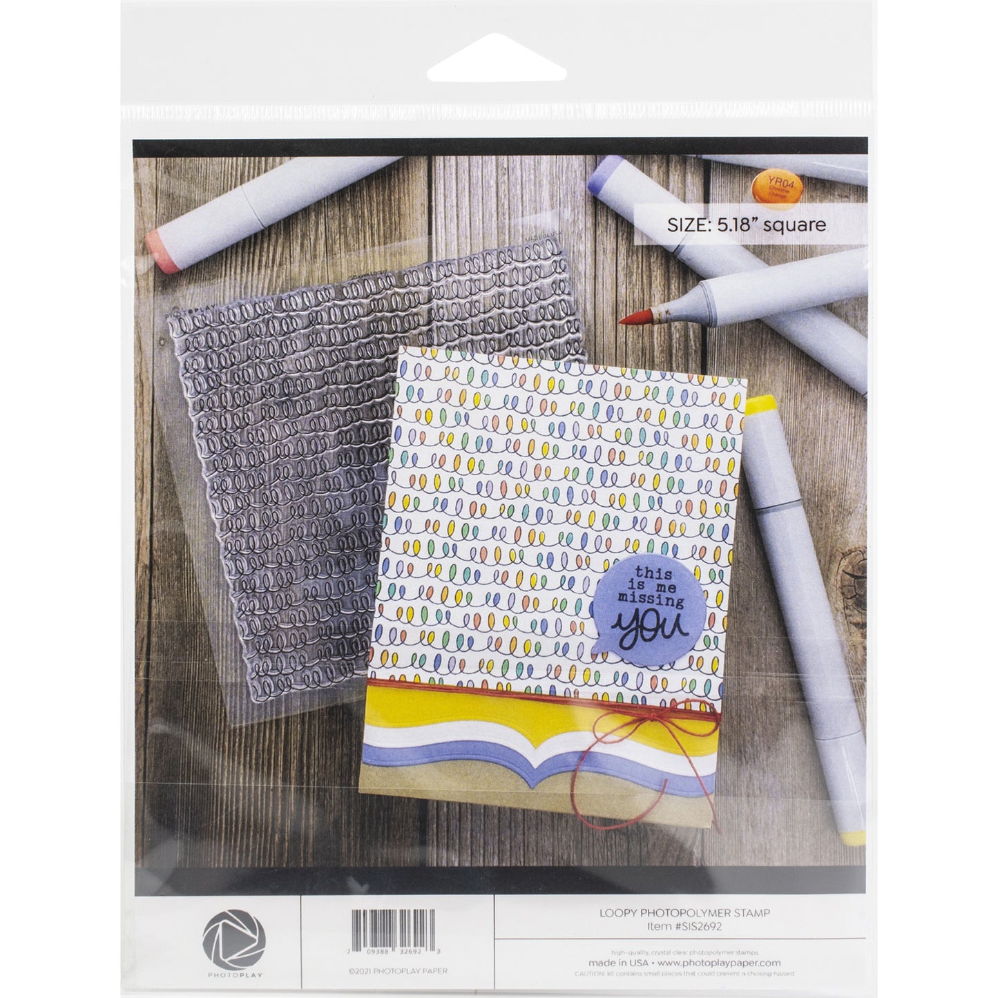 Photoplay - Sello 6 x 6 - Loopy