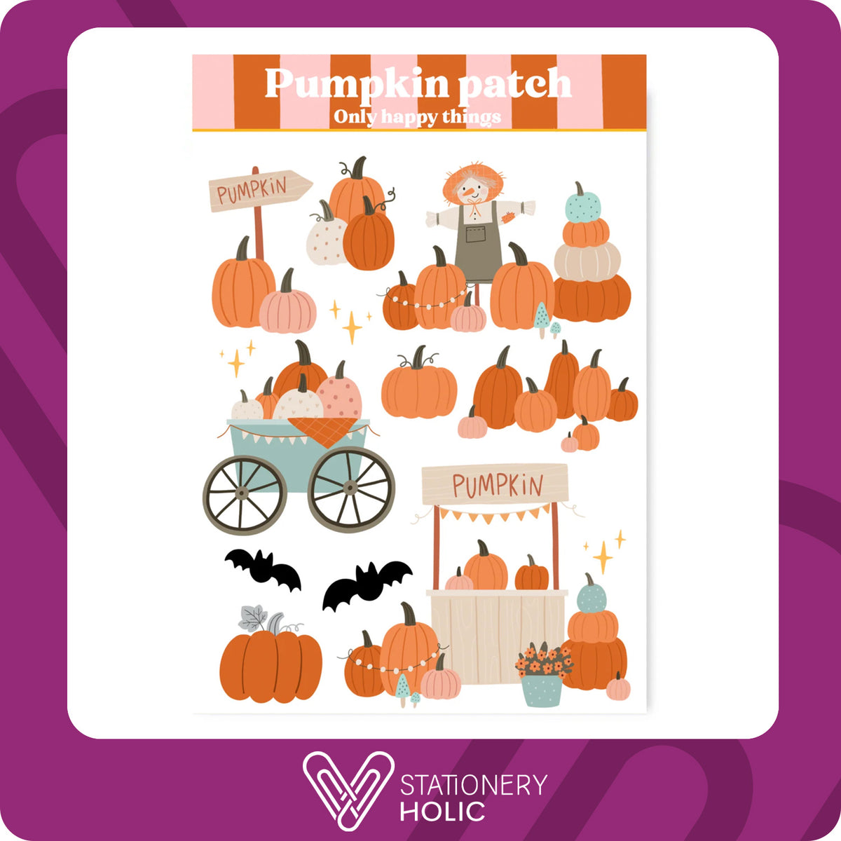 Only Happy Things - Stickers - Pumpkin Patch