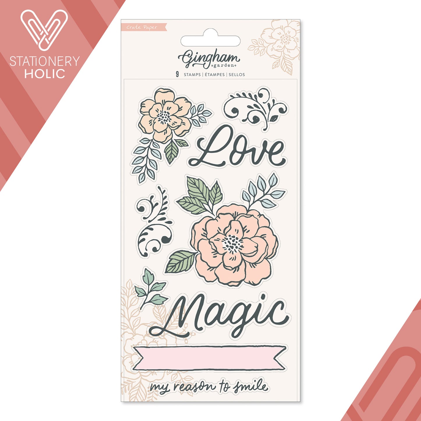 Crate Paper - Sellos - Gingham Garden