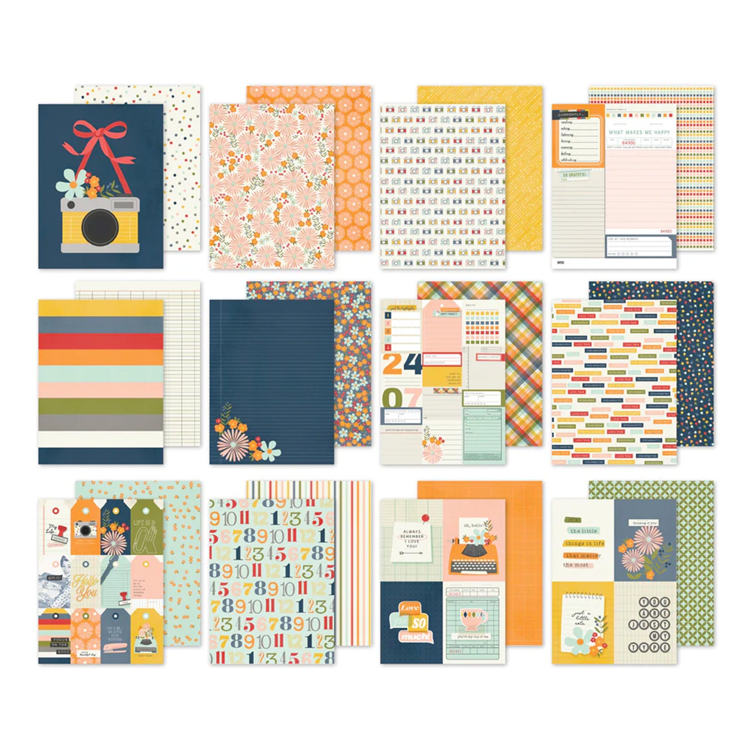 Simple Stories - Block Papel 6 x 8 - For The Record
